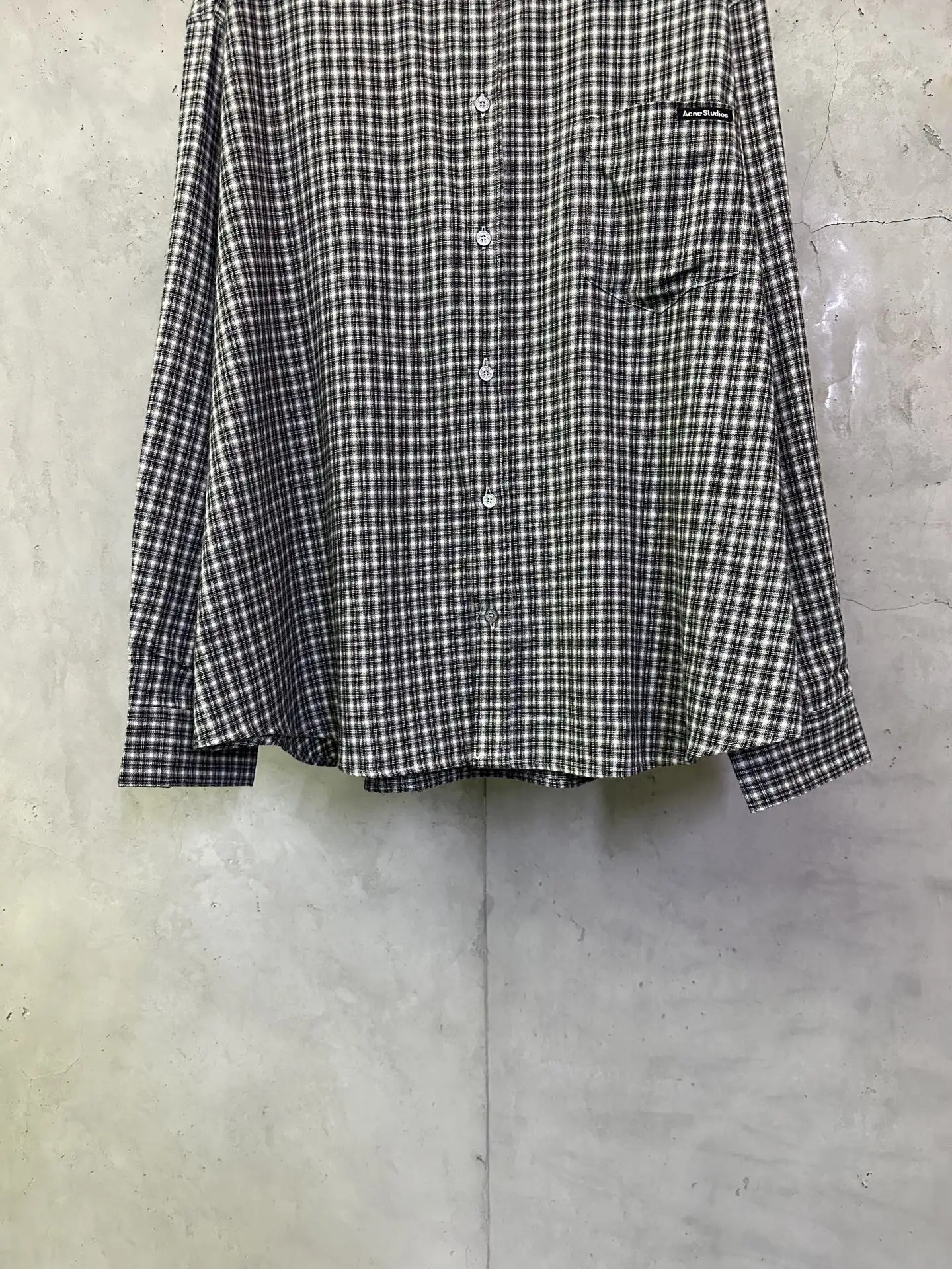 Oversized Checked Flannel Shirt D28012475 — view 4