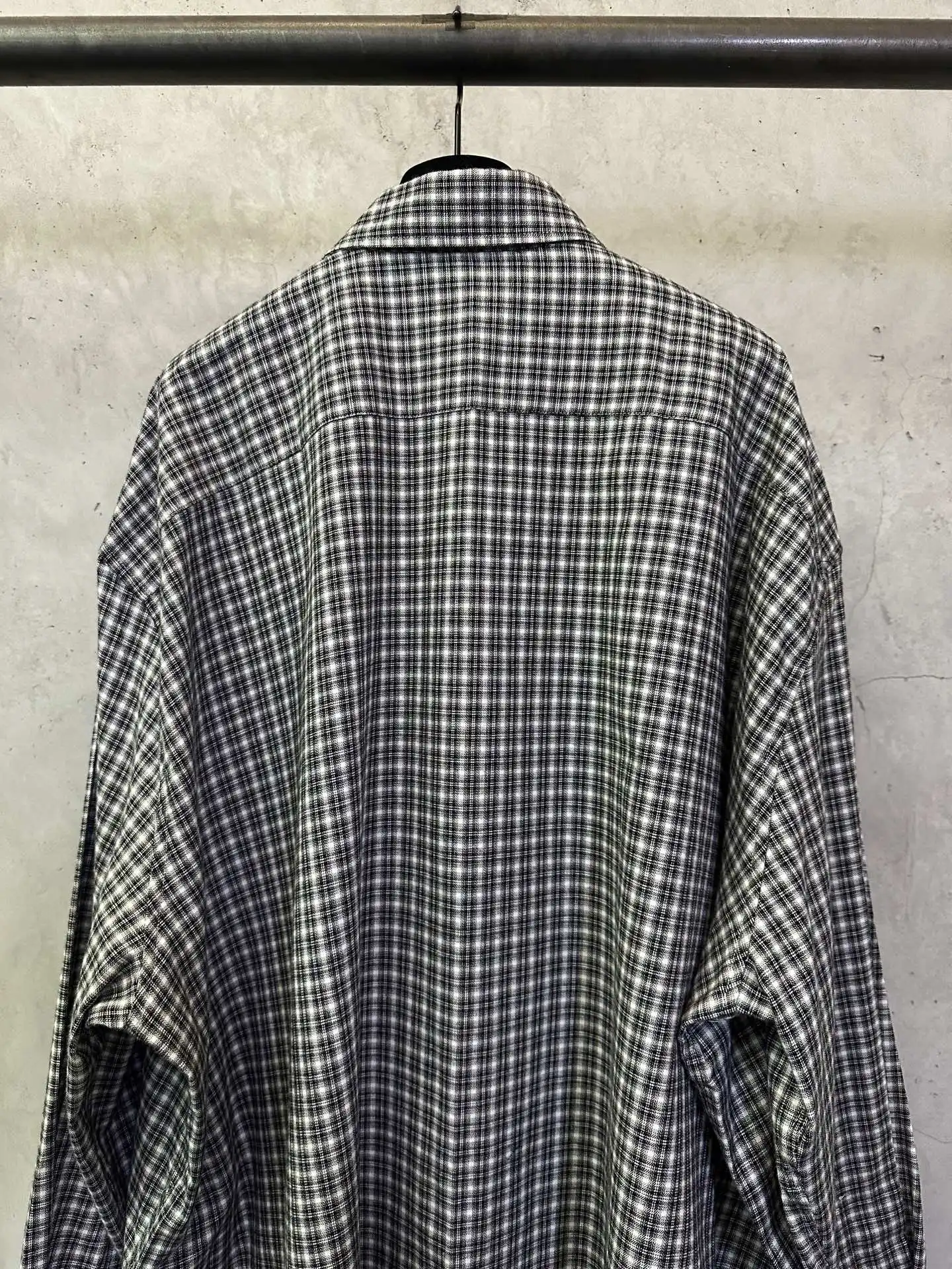 Oversized Checked Flannel Shirt D28012475 — view 5