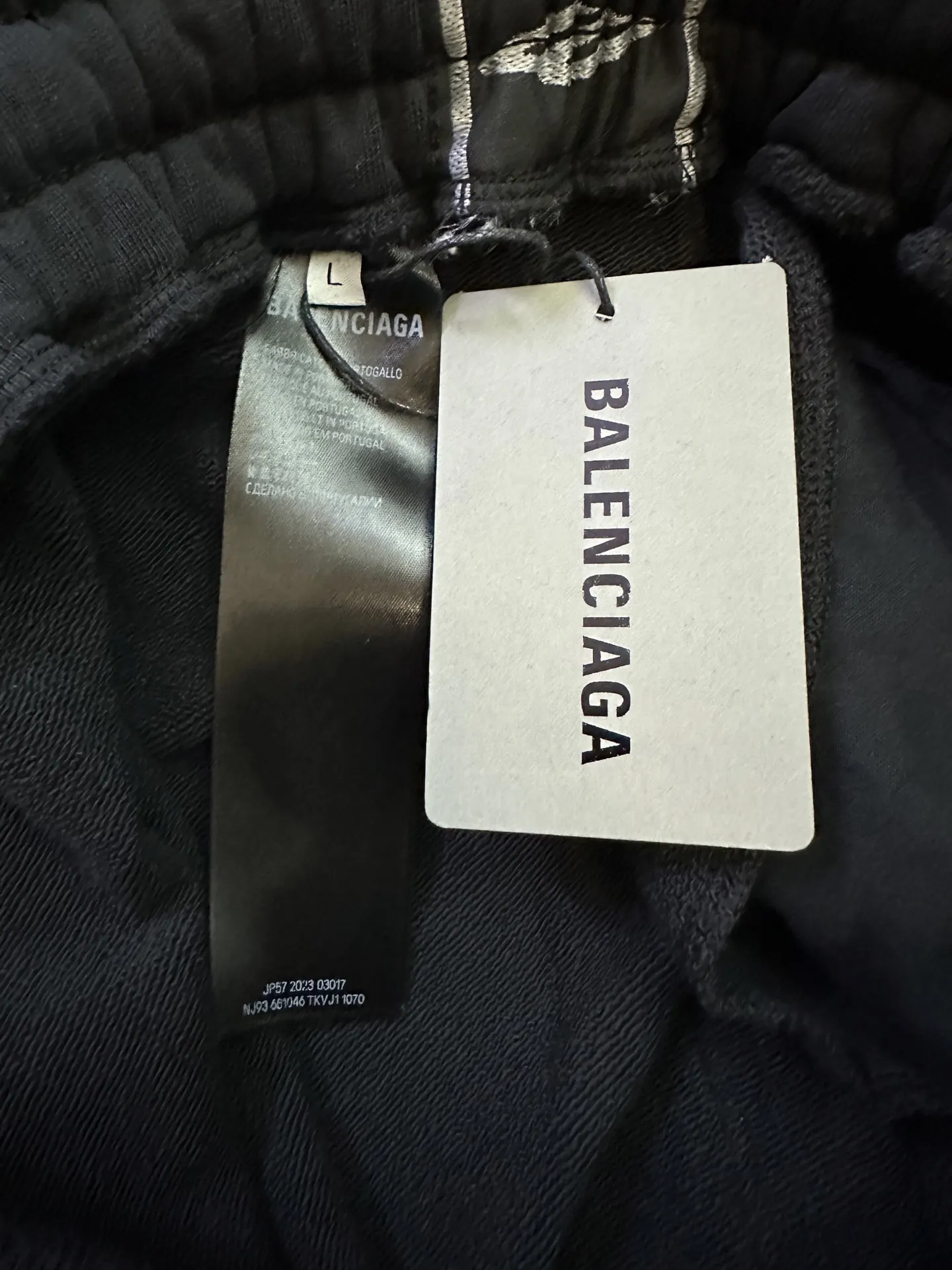 Logo-Tape Wide-Leg Sweatpants D28011495 — view 9