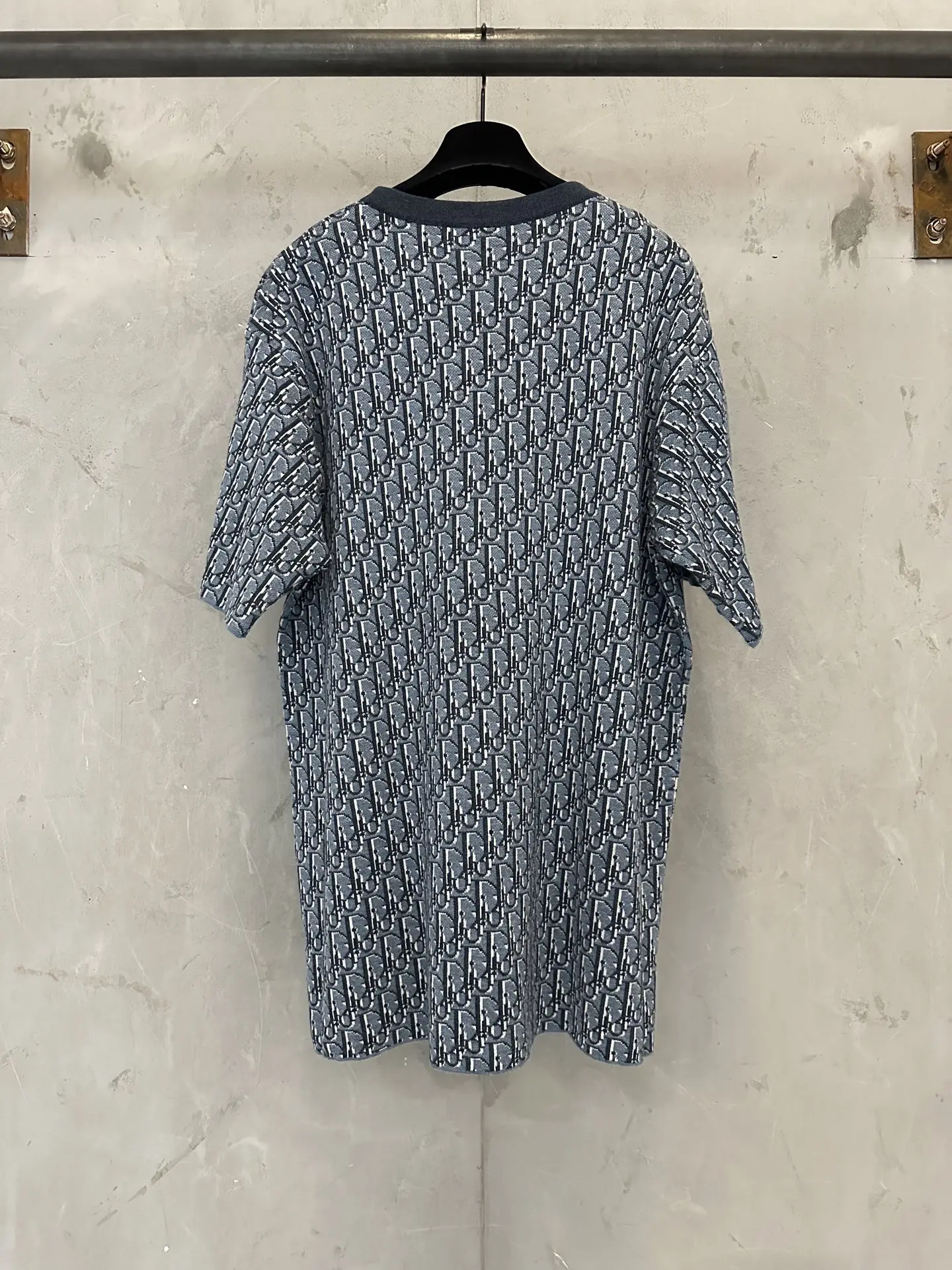 Oblique Jacquard Cotton T-Shirt D28011898 — view 2