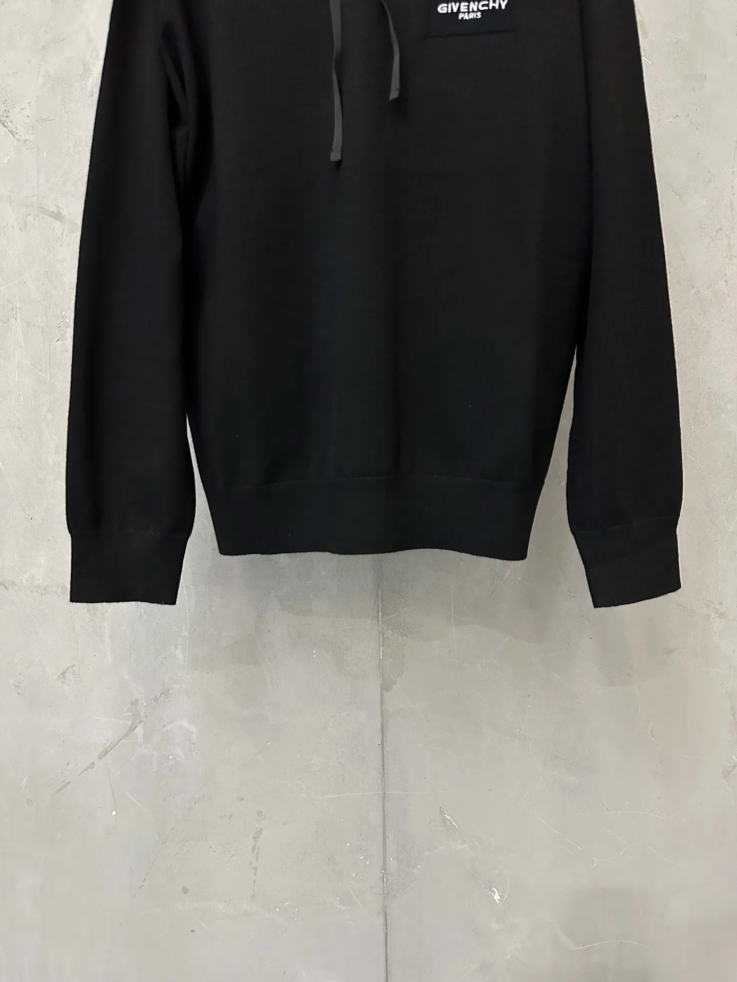Paris Logo Embroidered Wool-Blend Hoodie D28023089 — view 4
