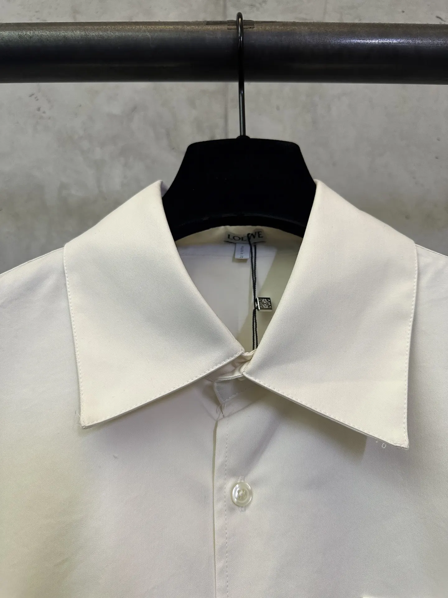 Embroidered Cotton Twill Long-Sleeve Shirt D28012380 — view 7