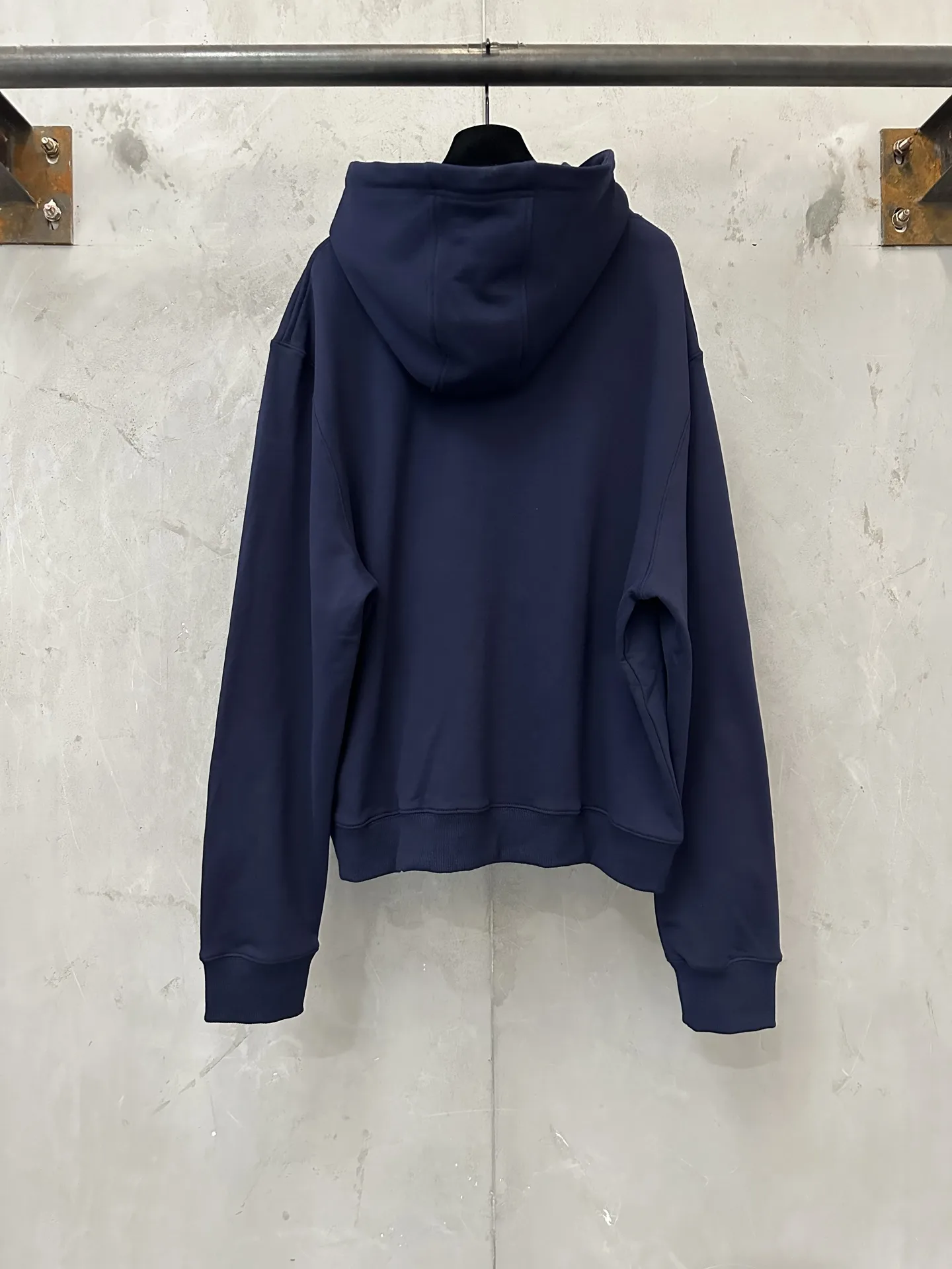 Anagram Embroidered Cotton-Jersey Hoodie D28023096 — view 2