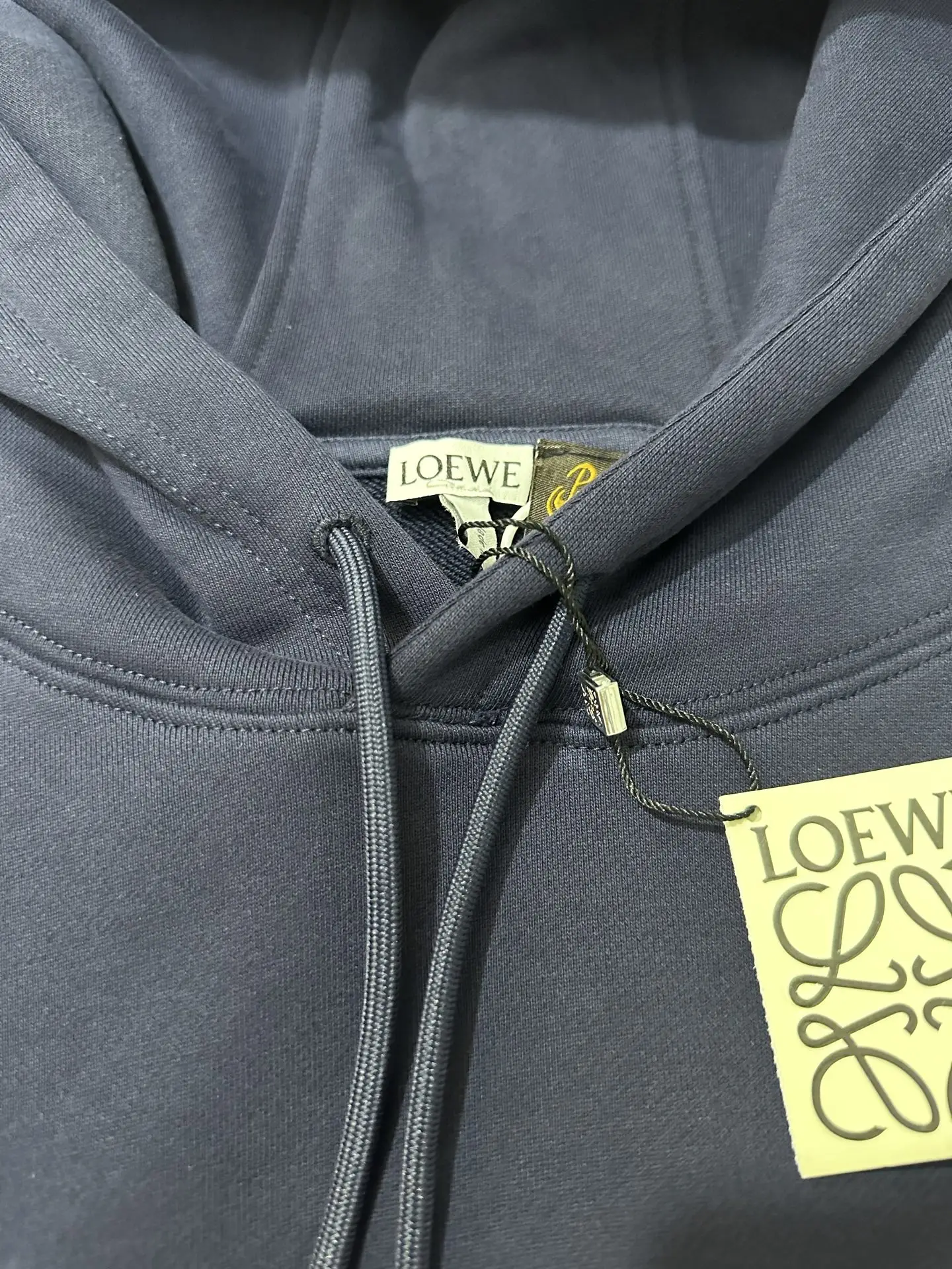 Anagram Embroidered Cotton-Jersey Hoodie D28023096 — view 6