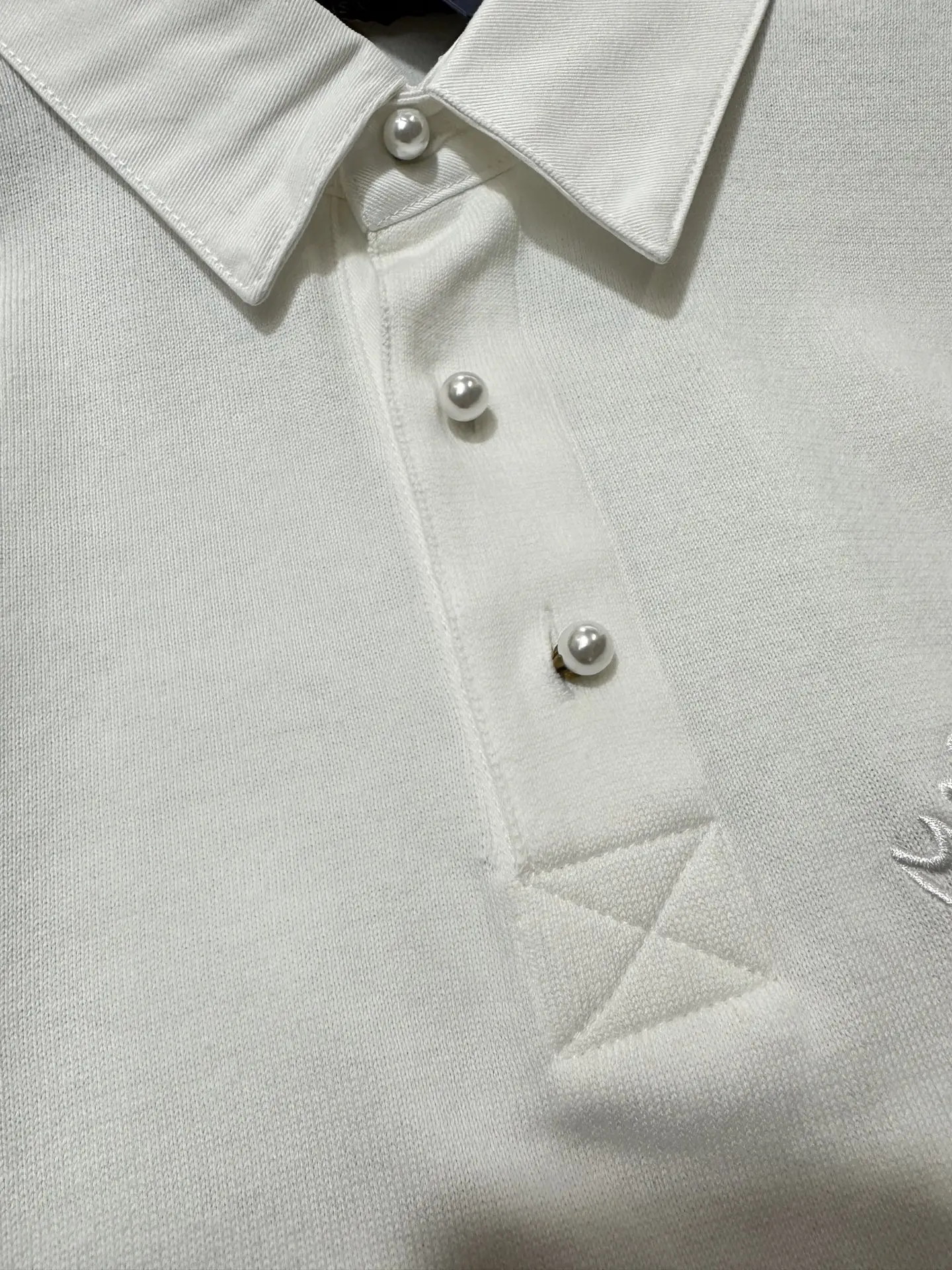 Embroidered Cotton-Blend Polo Shirt D28011482 — view 6