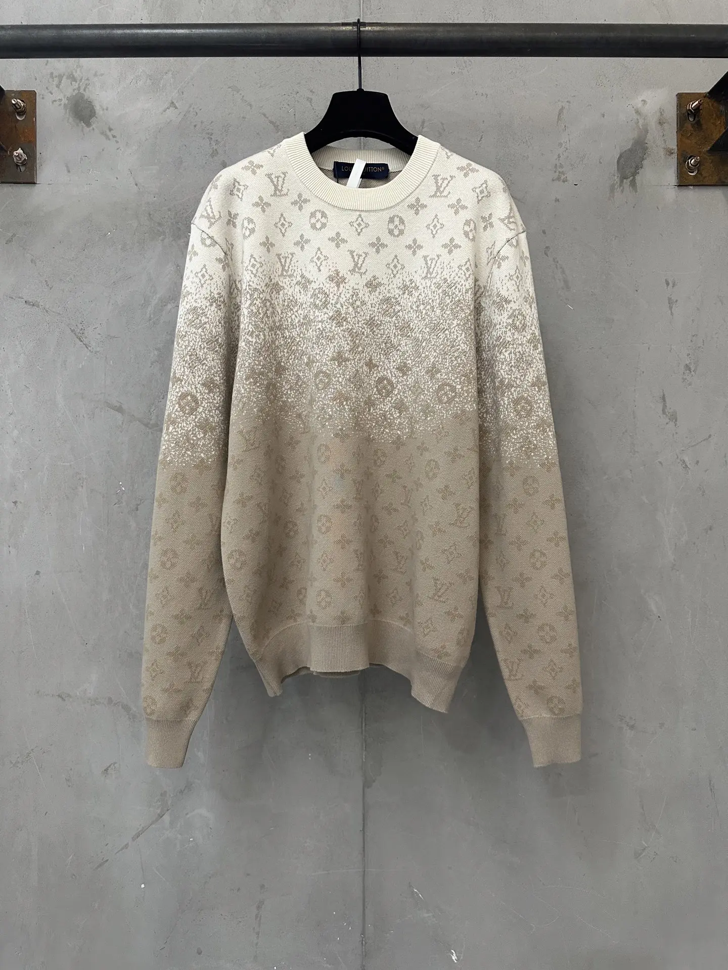 Monogram Gradient Jacquard Knit Sweater D28023749