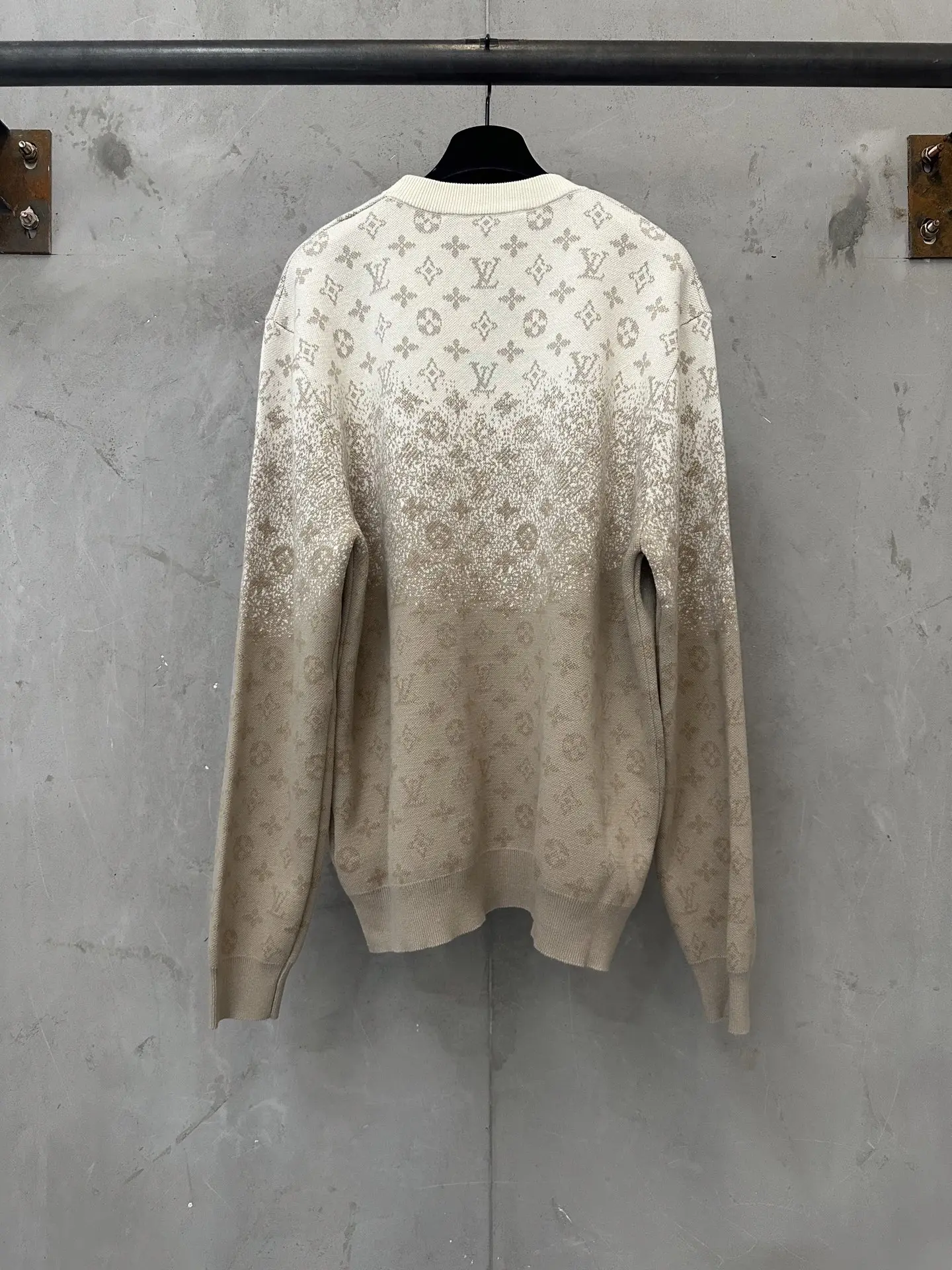Monogram Gradient Jacquard Knit Sweater D28023749 — view 2