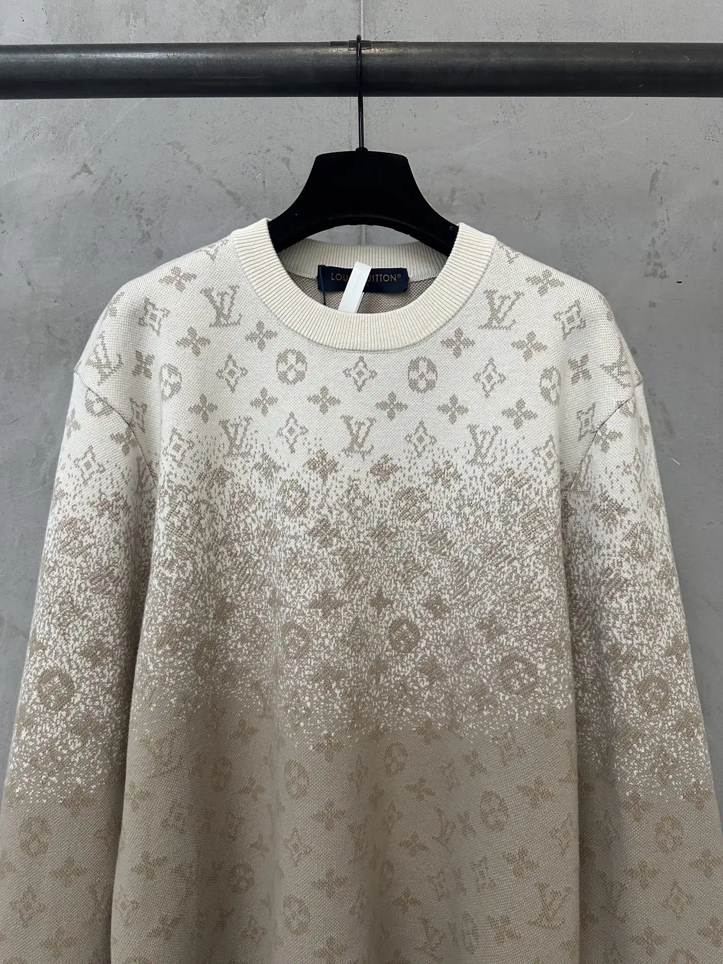Monogram Gradient Jacquard Knit Sweater D28023749 — view 3