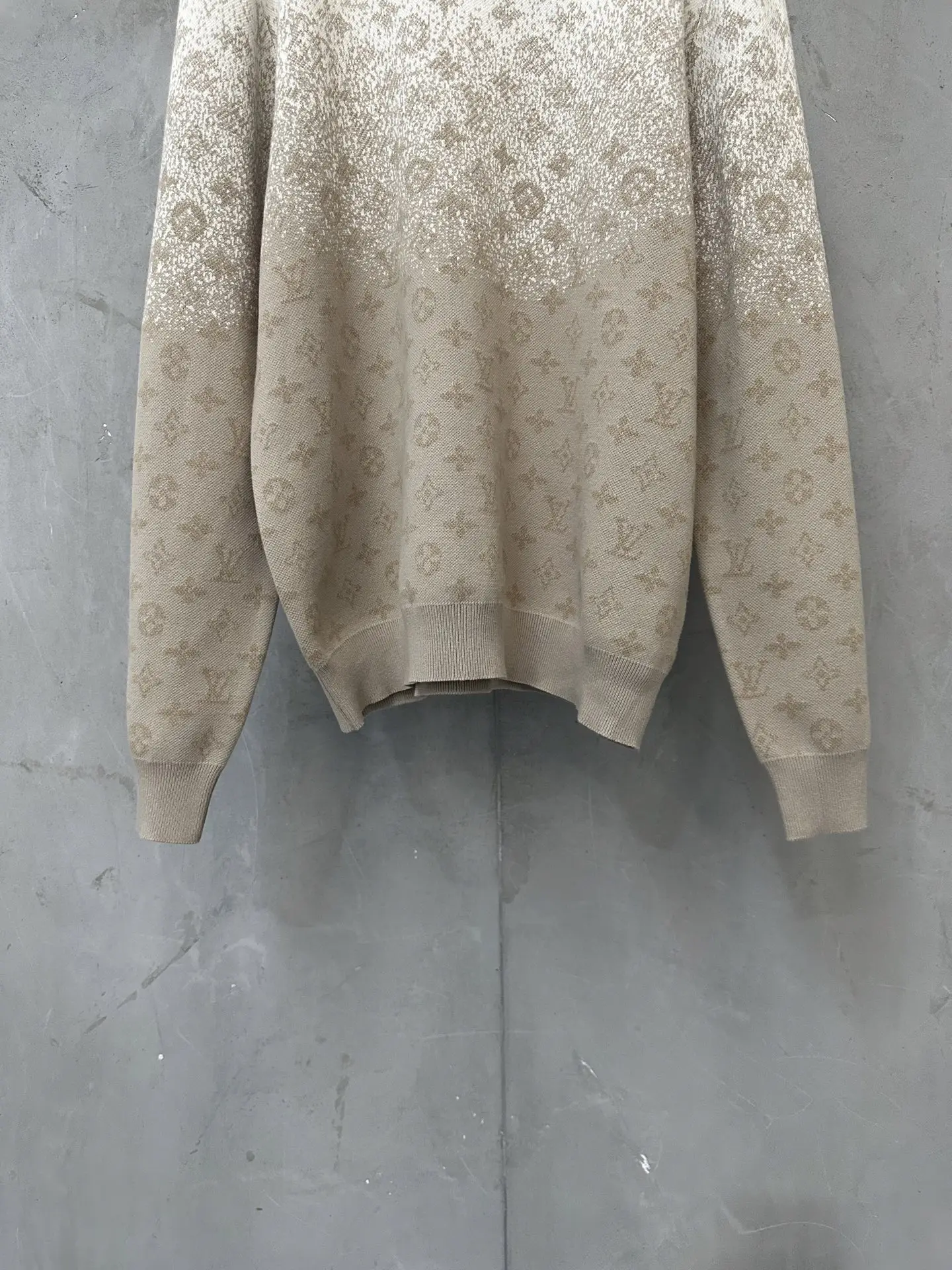 Monogram Gradient Jacquard Knit Sweater D28023749 — view 4
