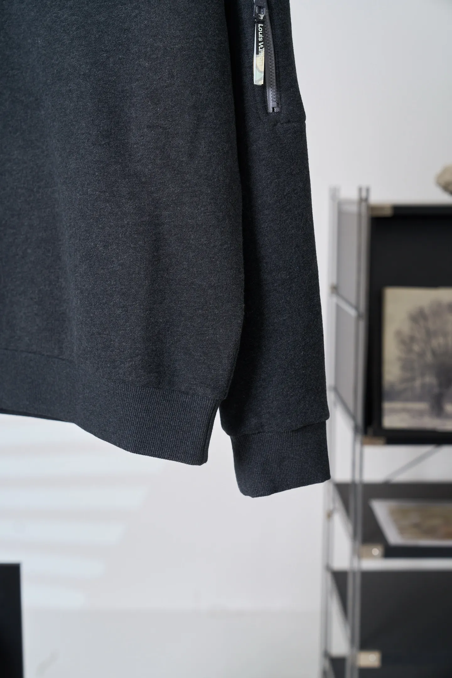 Embroidered Logo Fleece Sweatshirt D28019113 — view 12