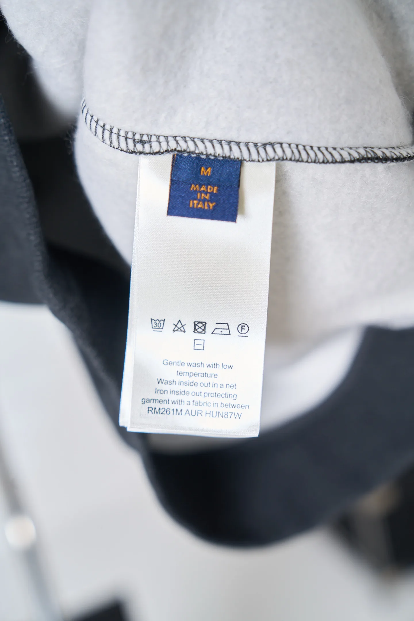 Embroidered Logo Fleece Sweatshirt D28019113 — view 15
