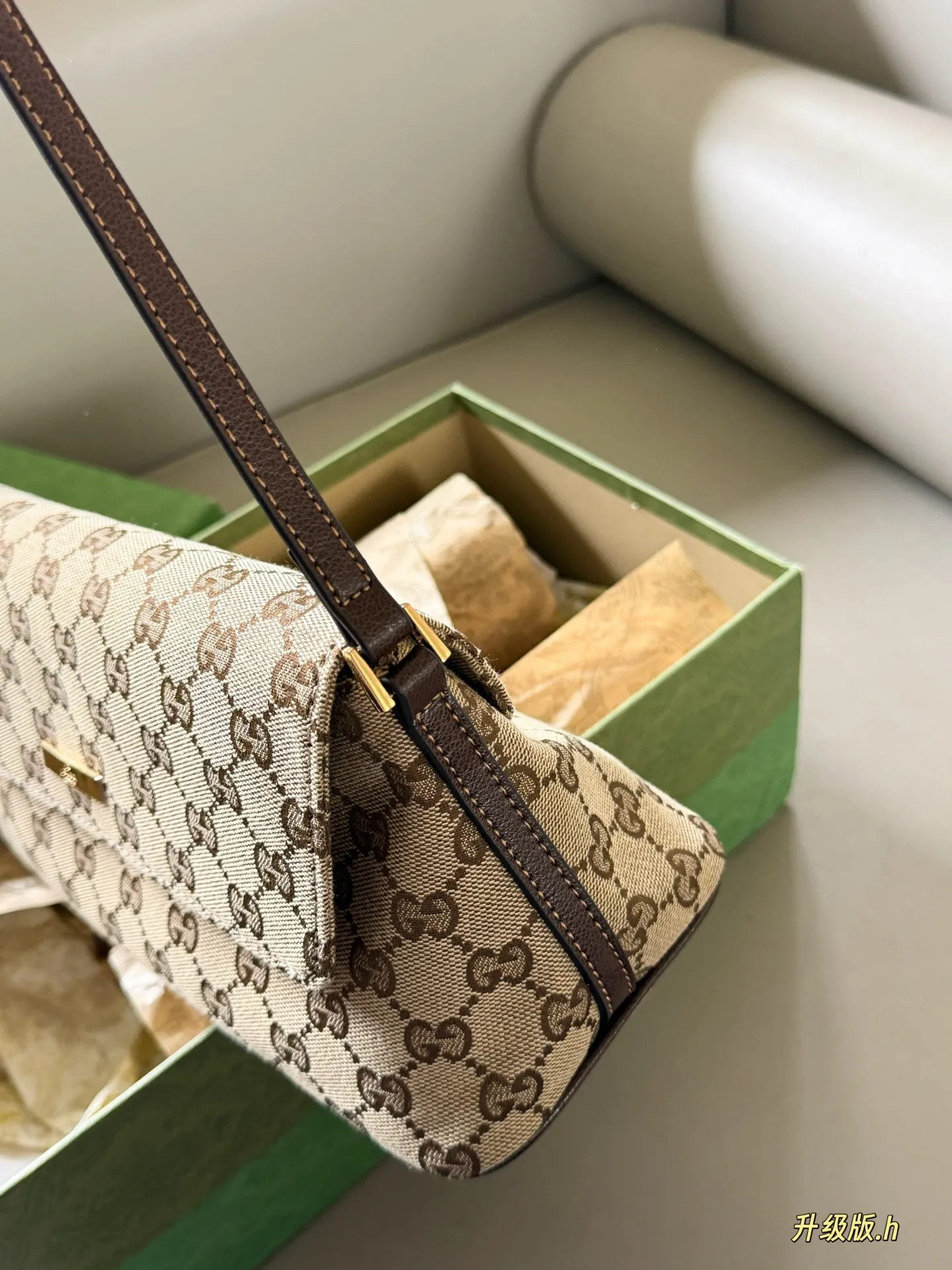 GG Monogram Canvas Shoulder Bag D28018477 — view 4