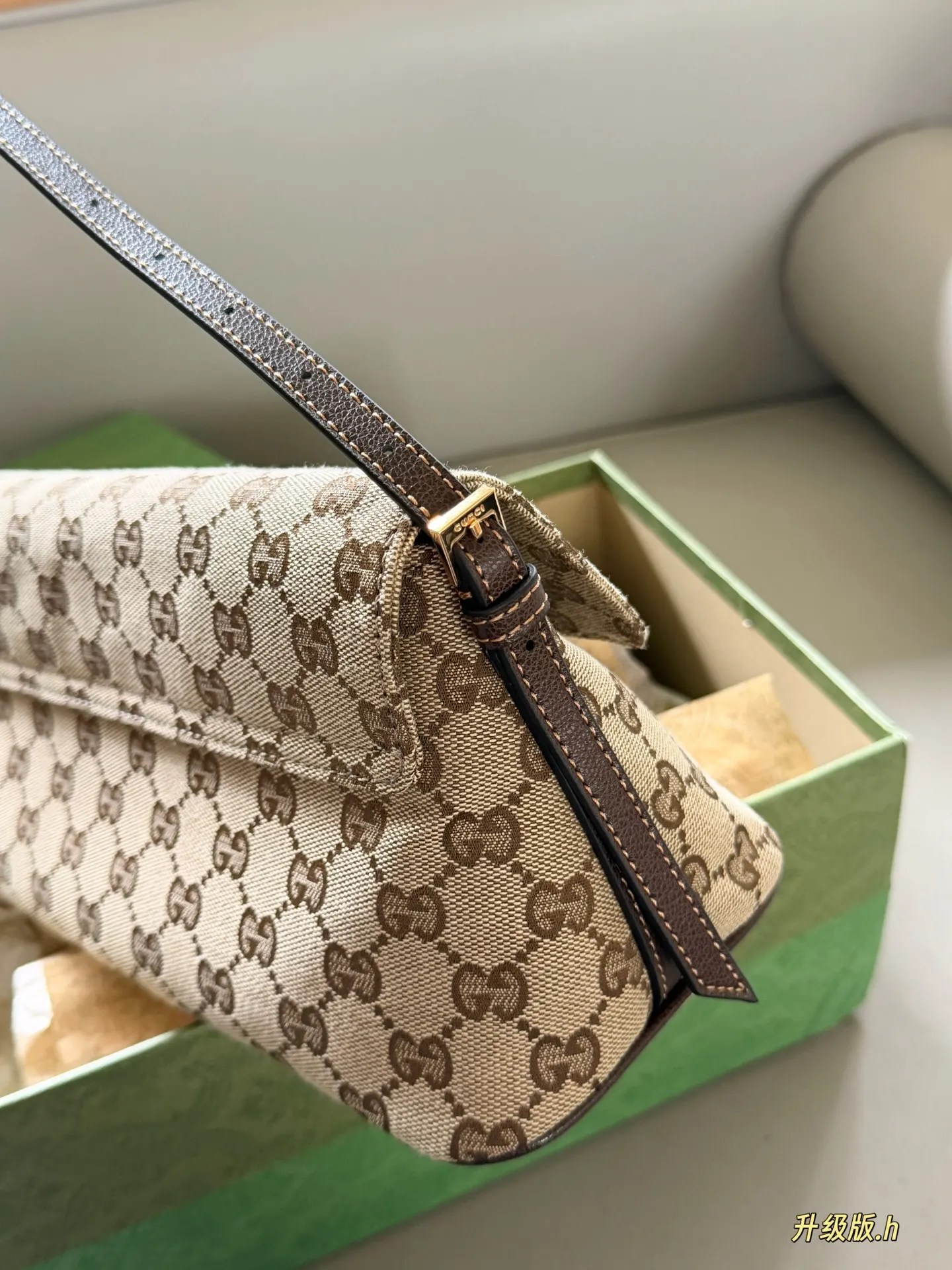 GG Monogram Canvas Shoulder Bag D28018477 — view 5