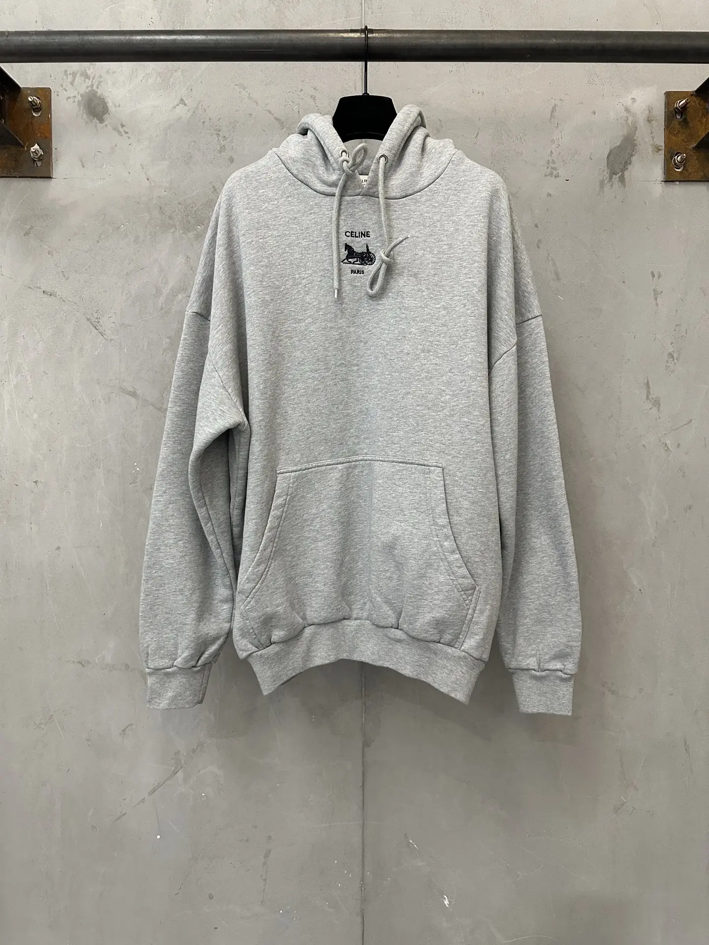 Logo-Embroidered Cotton-Blend Jersey Hoodie D28018855