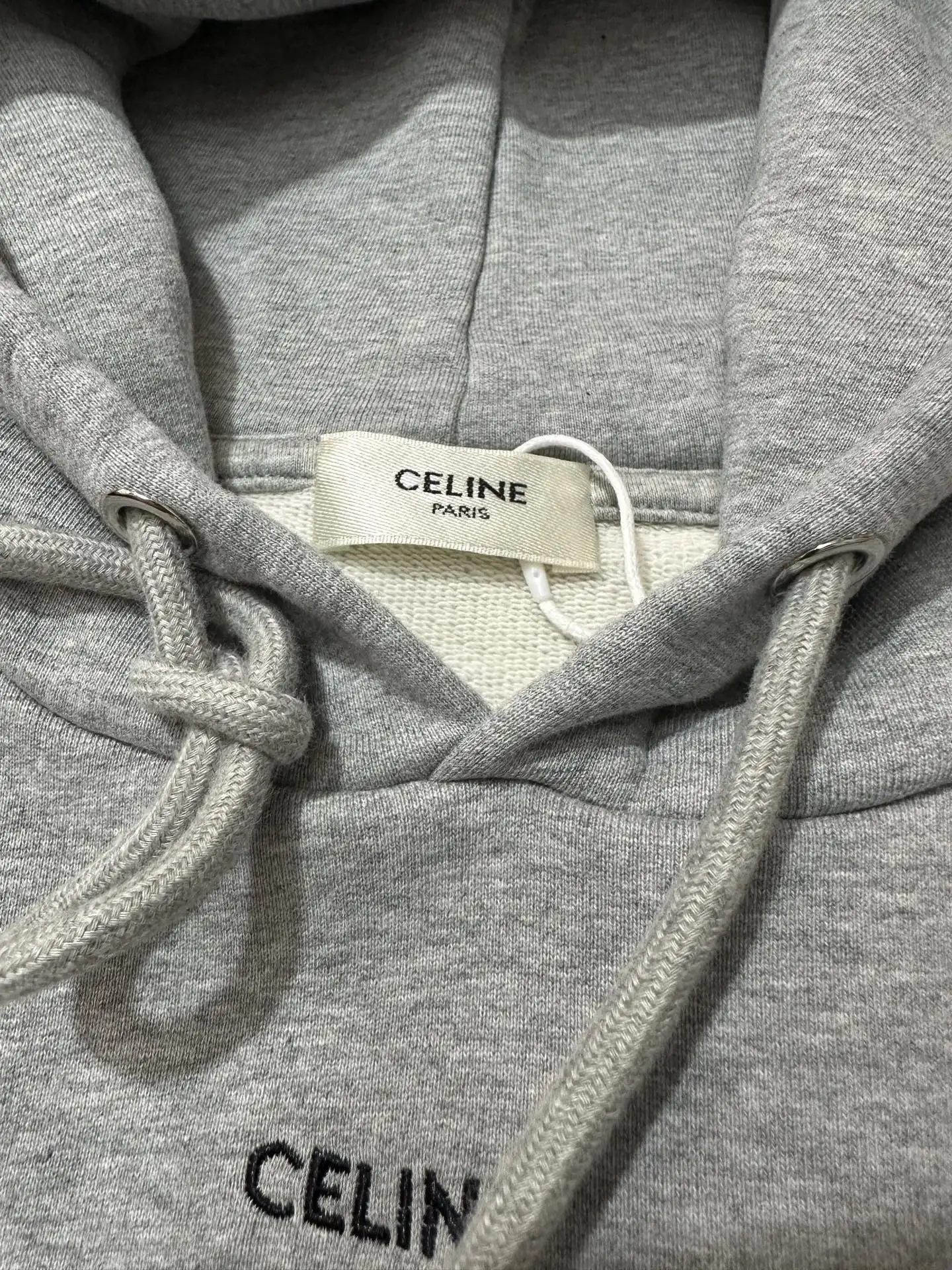Logo-Embroidered Cotton-Blend Jersey Hoodie D28018855 — view 6