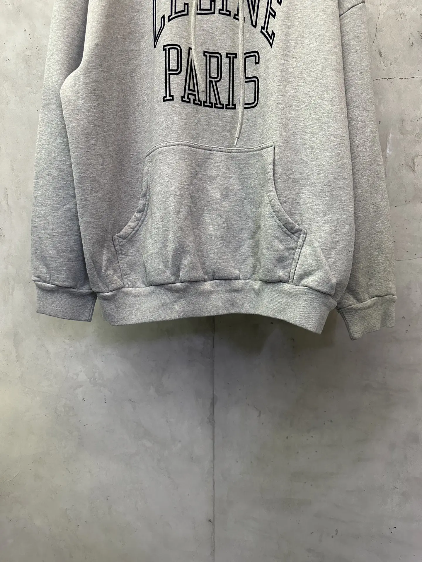 Logo Flocked Cotton-Blend Hoodie D28018860 — view 4