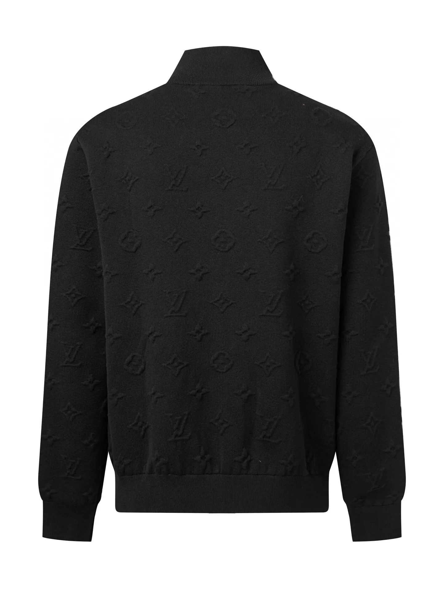 Monogram Embossed Cashmere-Blend Zip-Up Cardigan D28516005 — view 2