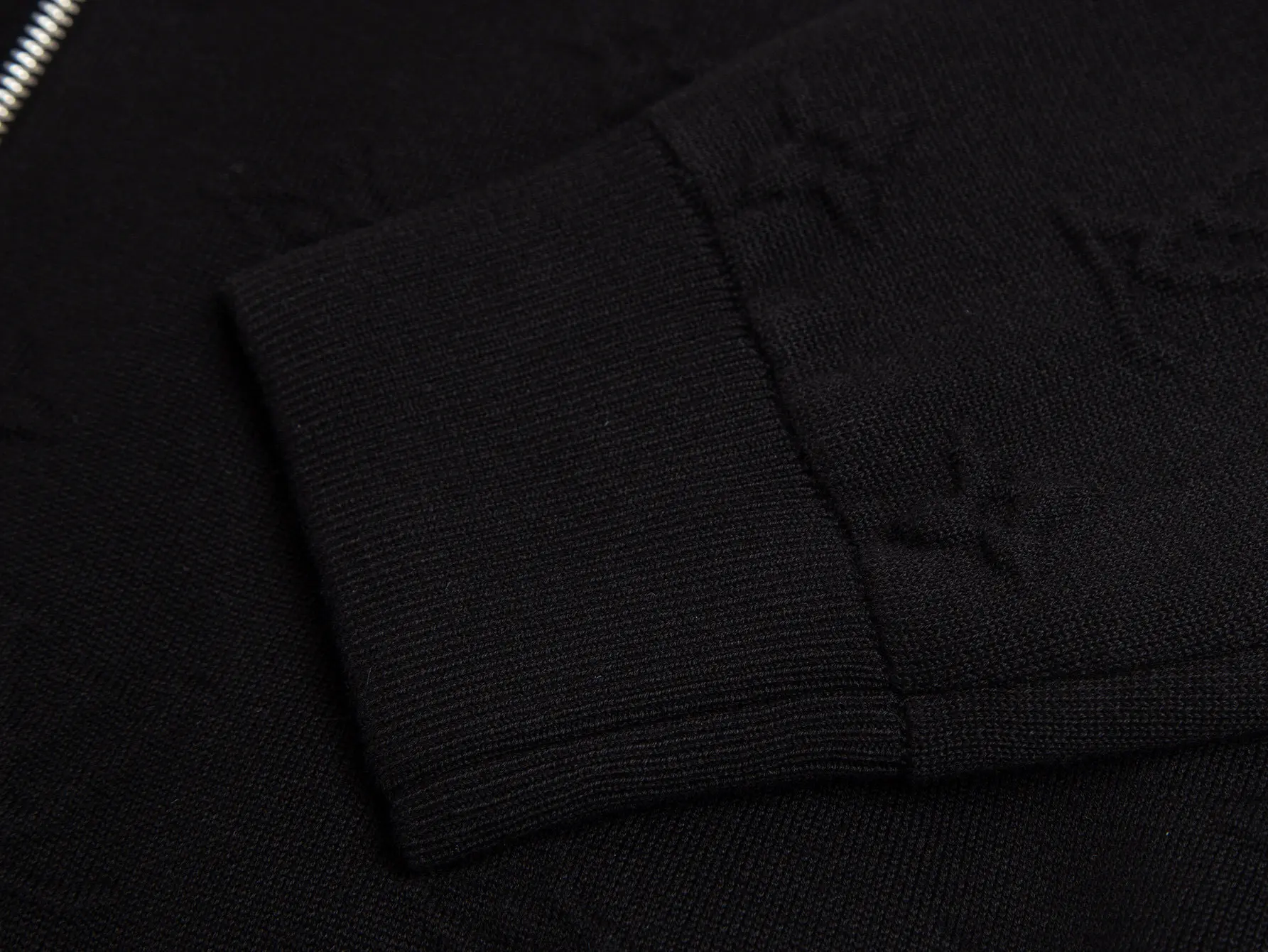 Monogram Embossed Cashmere-Blend Zip-Up Cardigan D28516005 — view 7