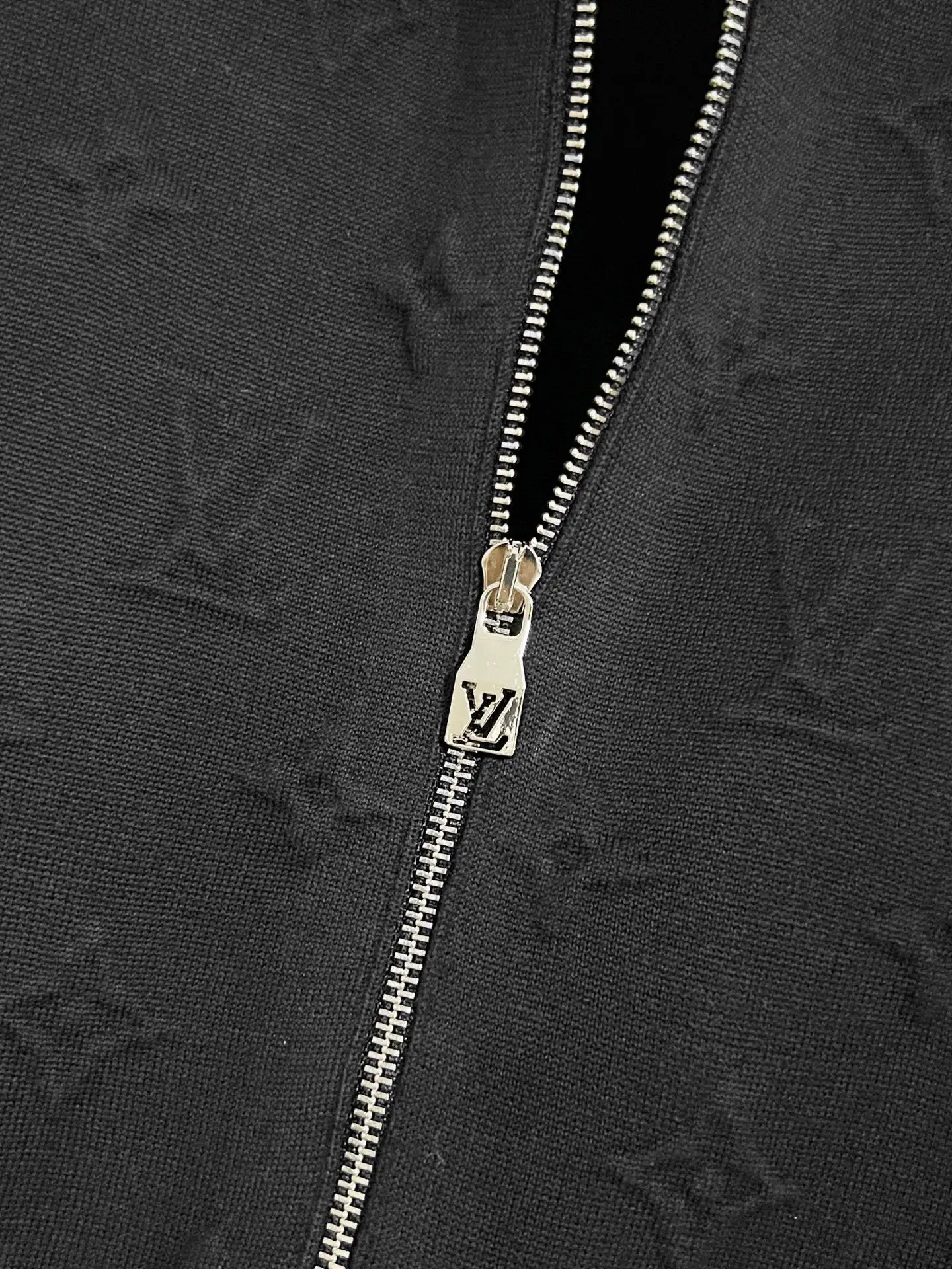 Monogram Embossed Cashmere-Blend Zip-Up Cardigan D28516065 — view 6
