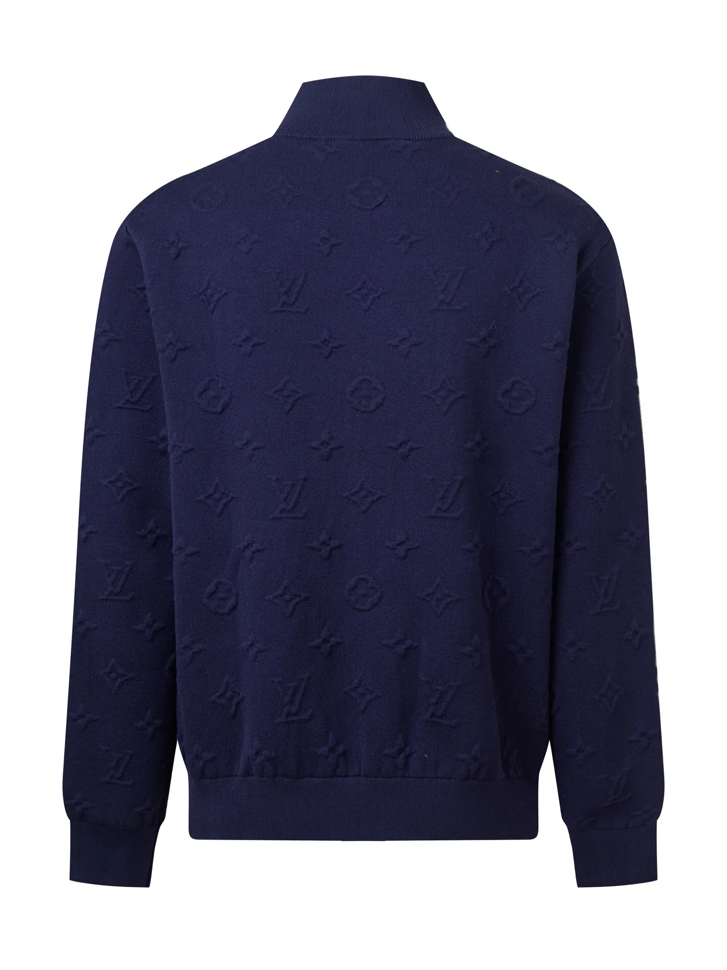 Monogram Embossed Cashmere-Blend Zip-Up Cardigan D28516006 — view 2