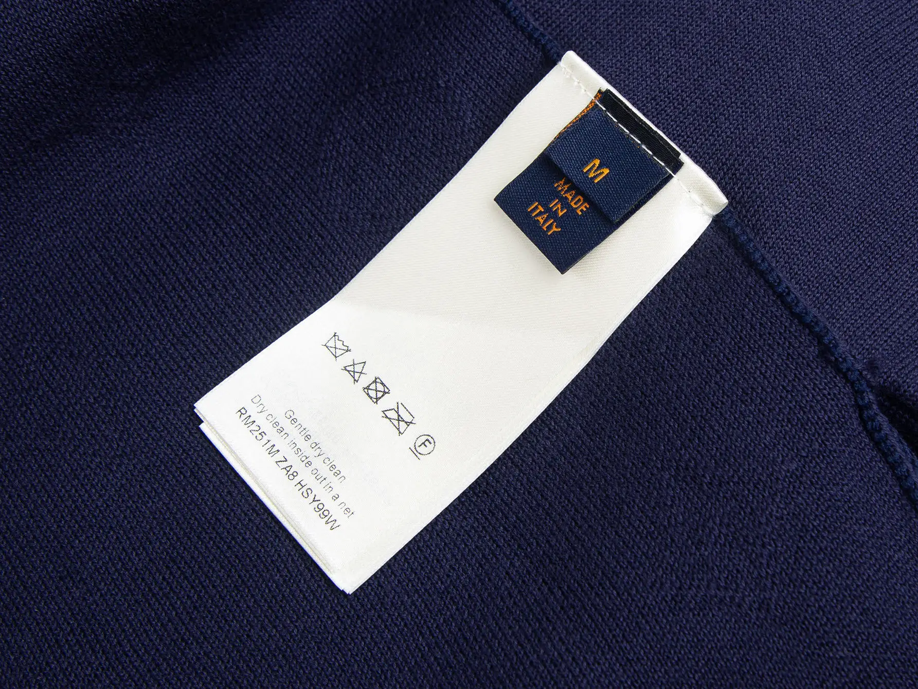 Monogram Embossed Cashmere-Blend Zip-Up Cardigan D28516006 — view 6