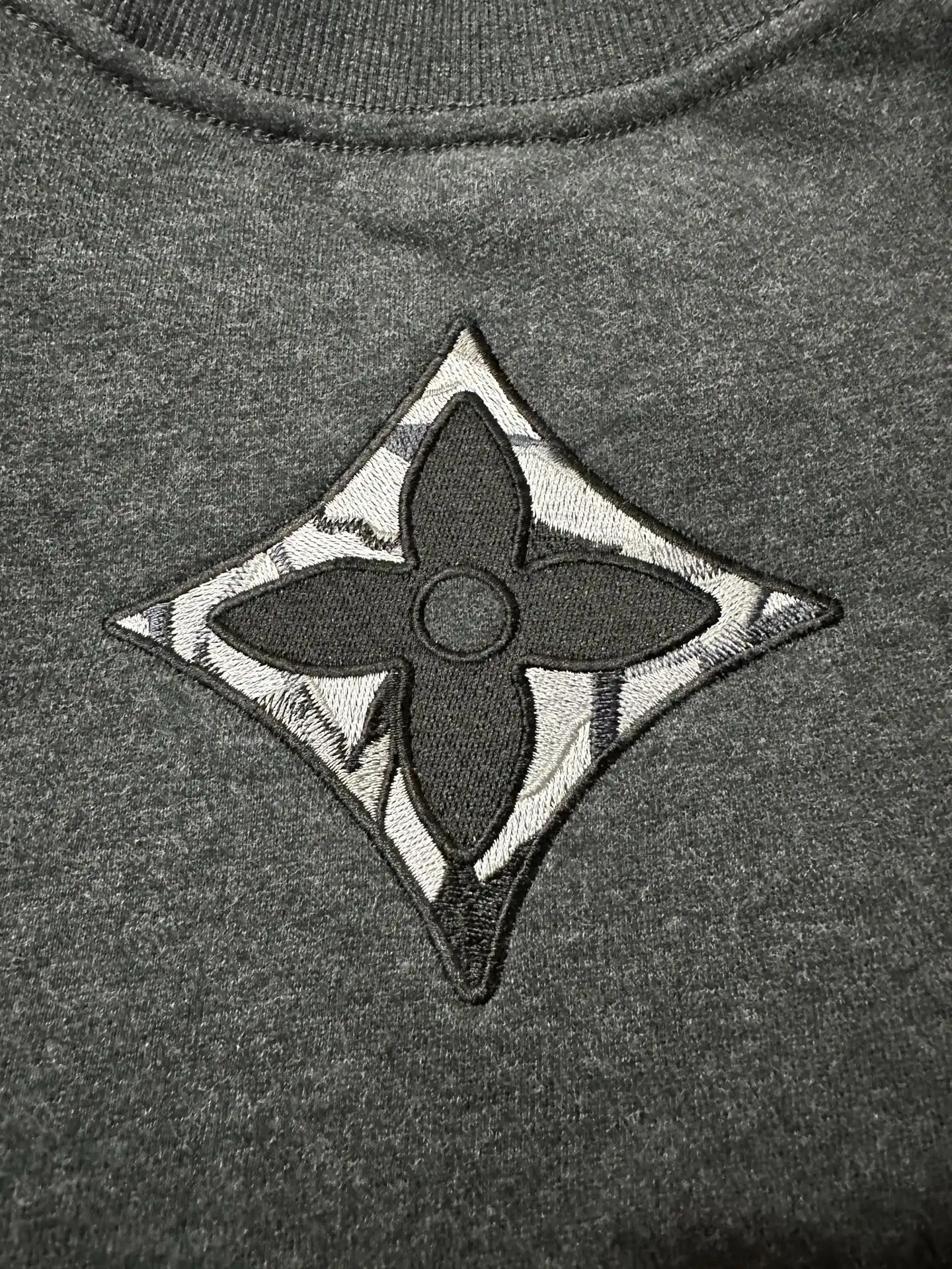 Embroidered Logo Fleece-Back Sweatshirt D28520542 — view 9