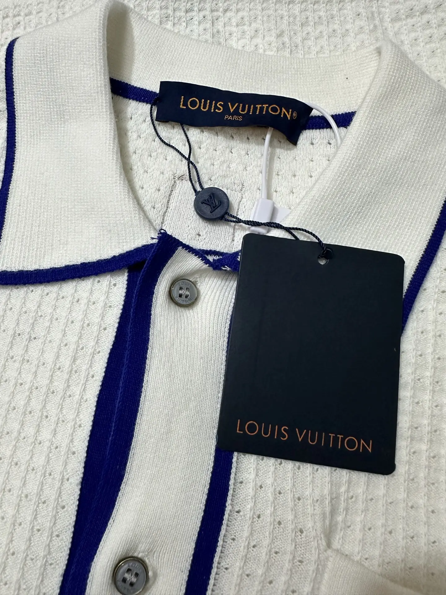 Logo-Embroidered Waffle-Knit Short-Sleeve Shirt D28518867 — view 6