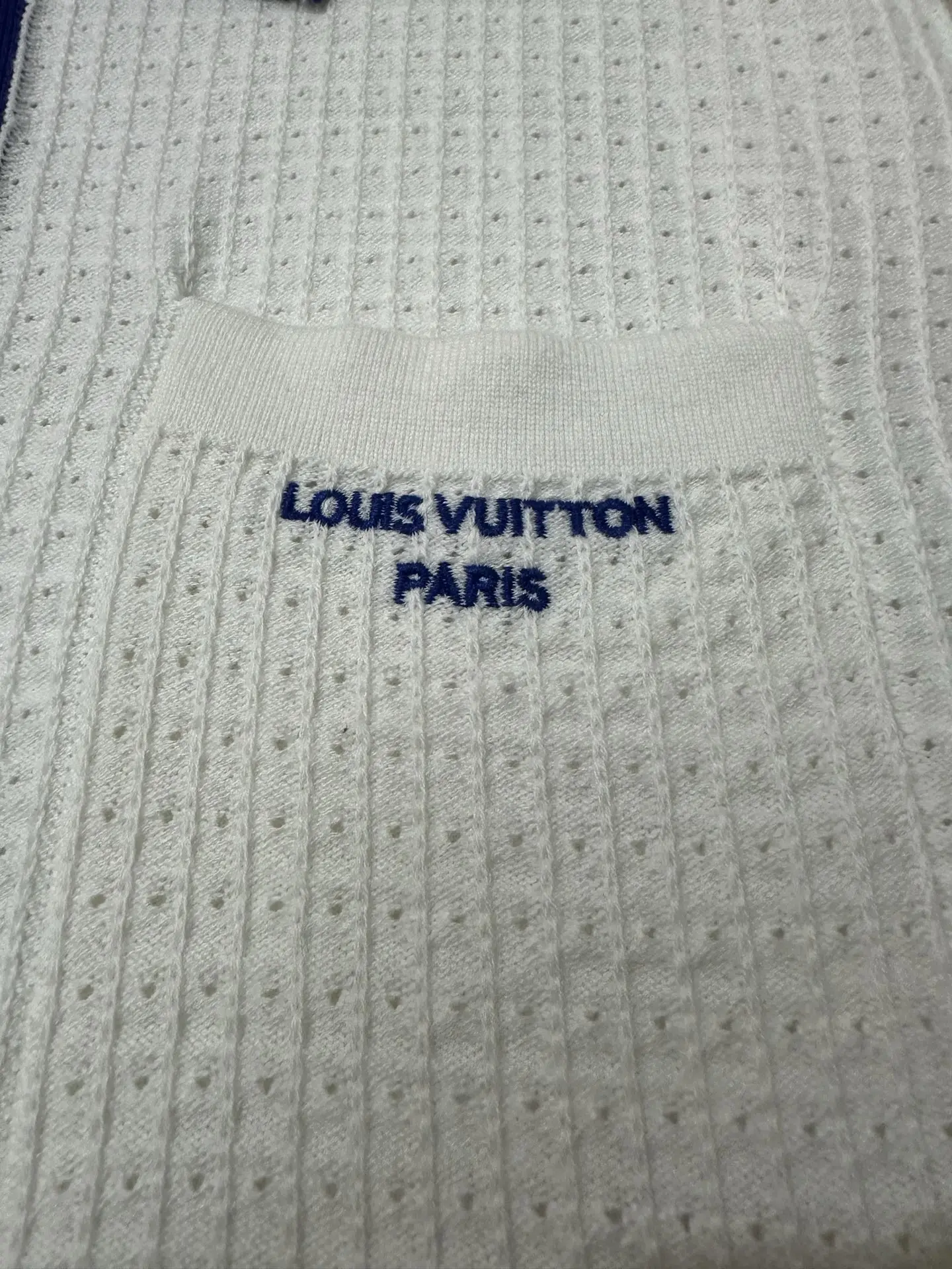 Logo-Embroidered Waffle-Knit Short-Sleeve Shirt D28518867 — view 8