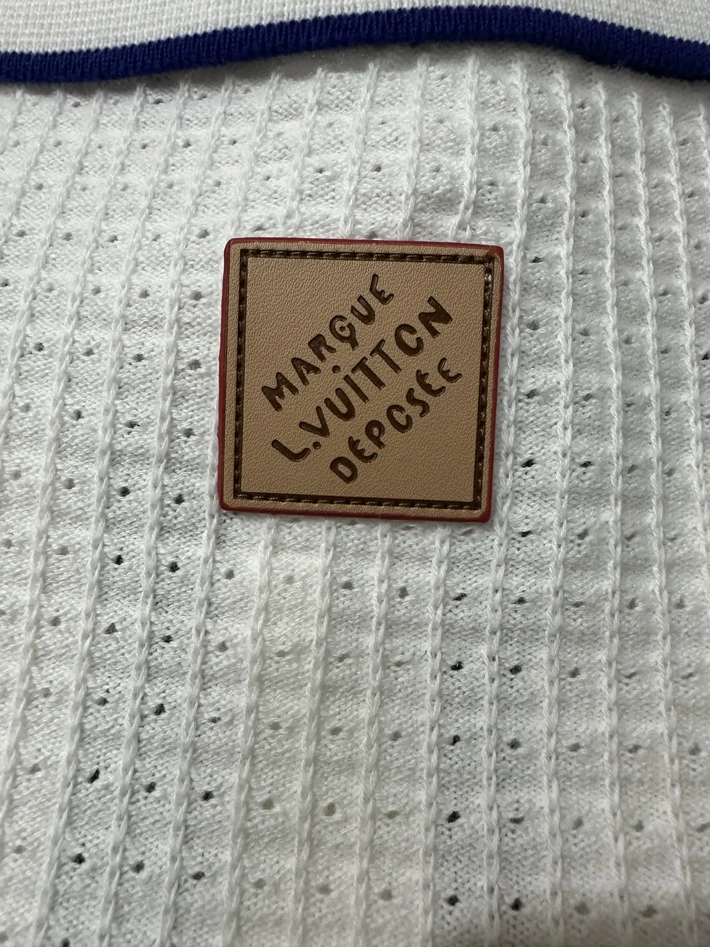 Logo-Embroidered Waffle-Knit Short-Sleeve Shirt D28518867 — view 9