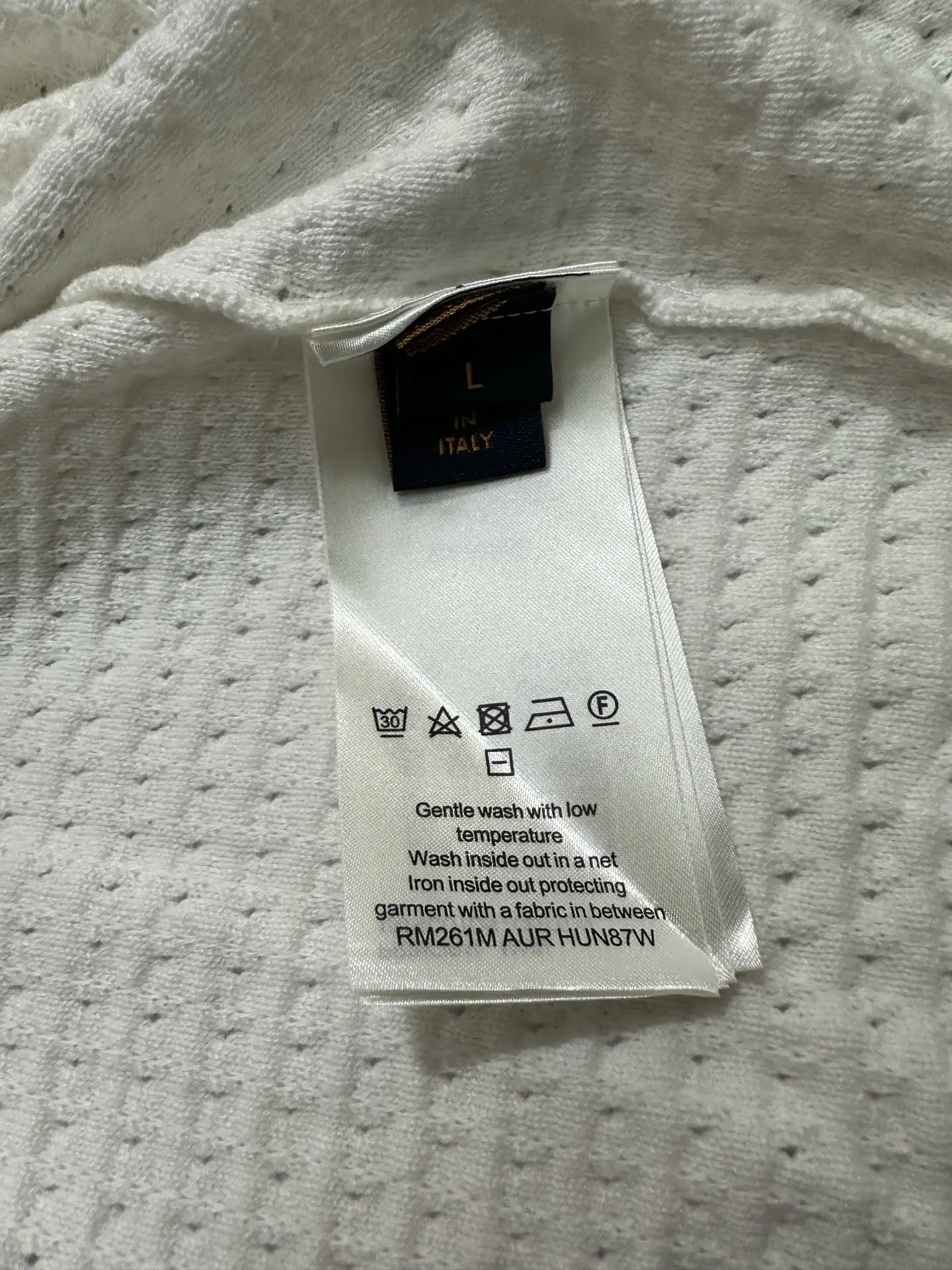 Logo-Embroidered Waffle-Knit Short-Sleeve Shirt D28518867 — view 10