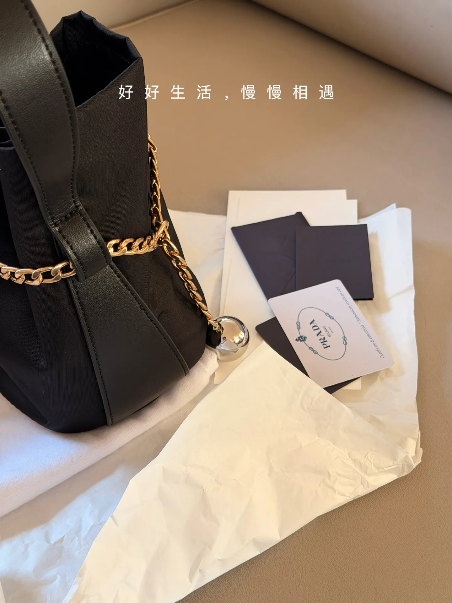 Nylon Drawstring Bucket Bag D28518387 — view 5