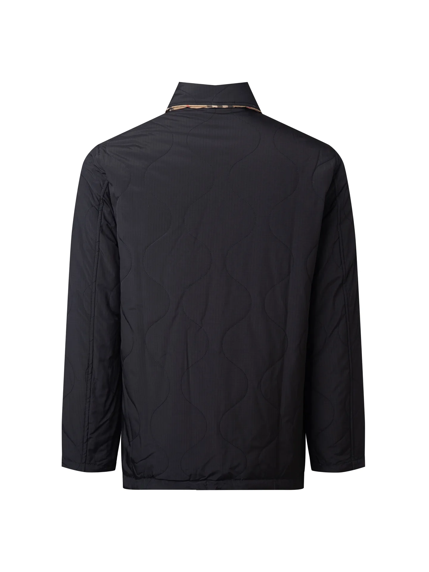Reversible Quilted Check Lining Jacket D28516020 — view 2