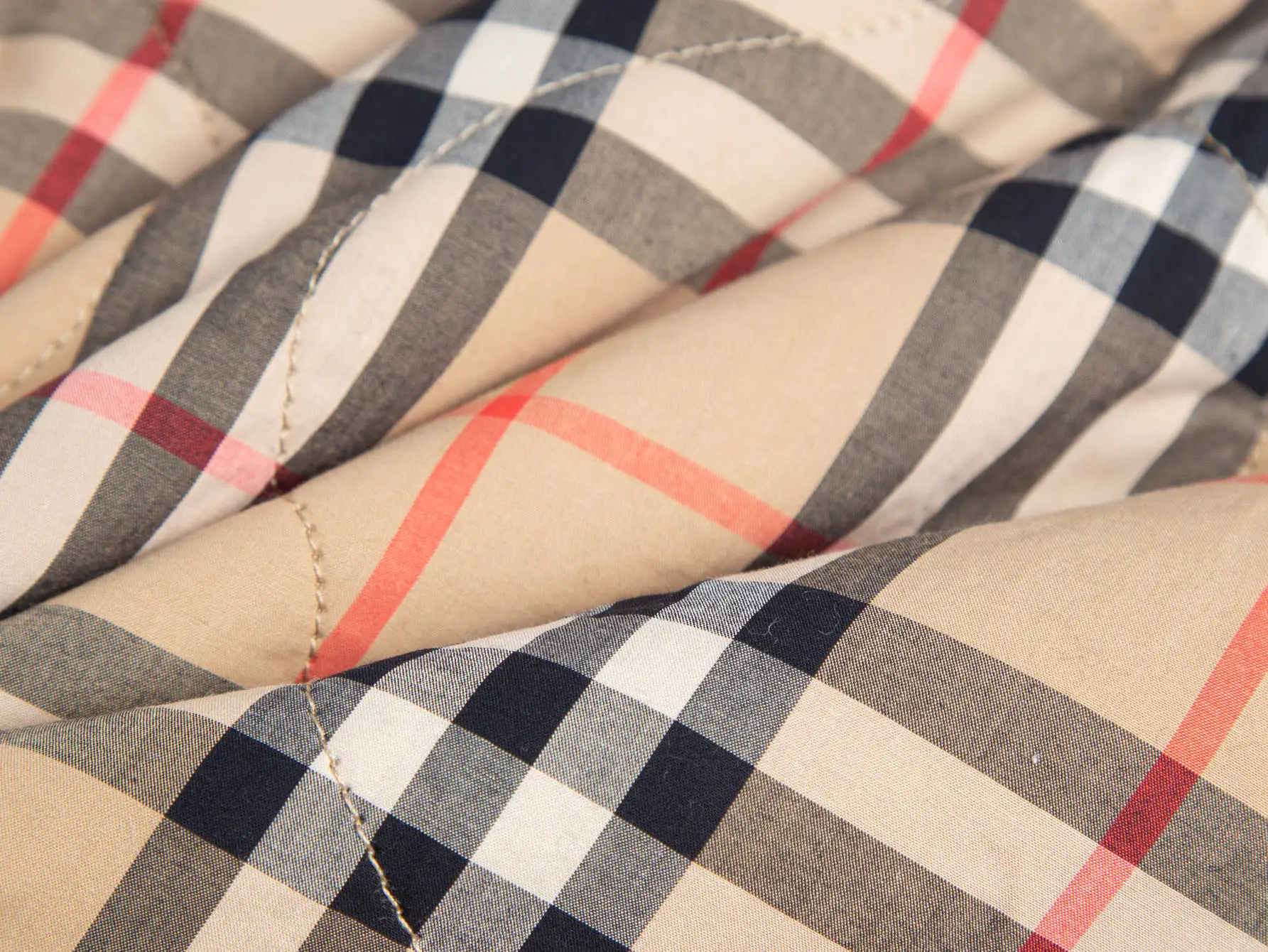 Reversible Quilted Check Lining Jacket D28516020 — view 6
