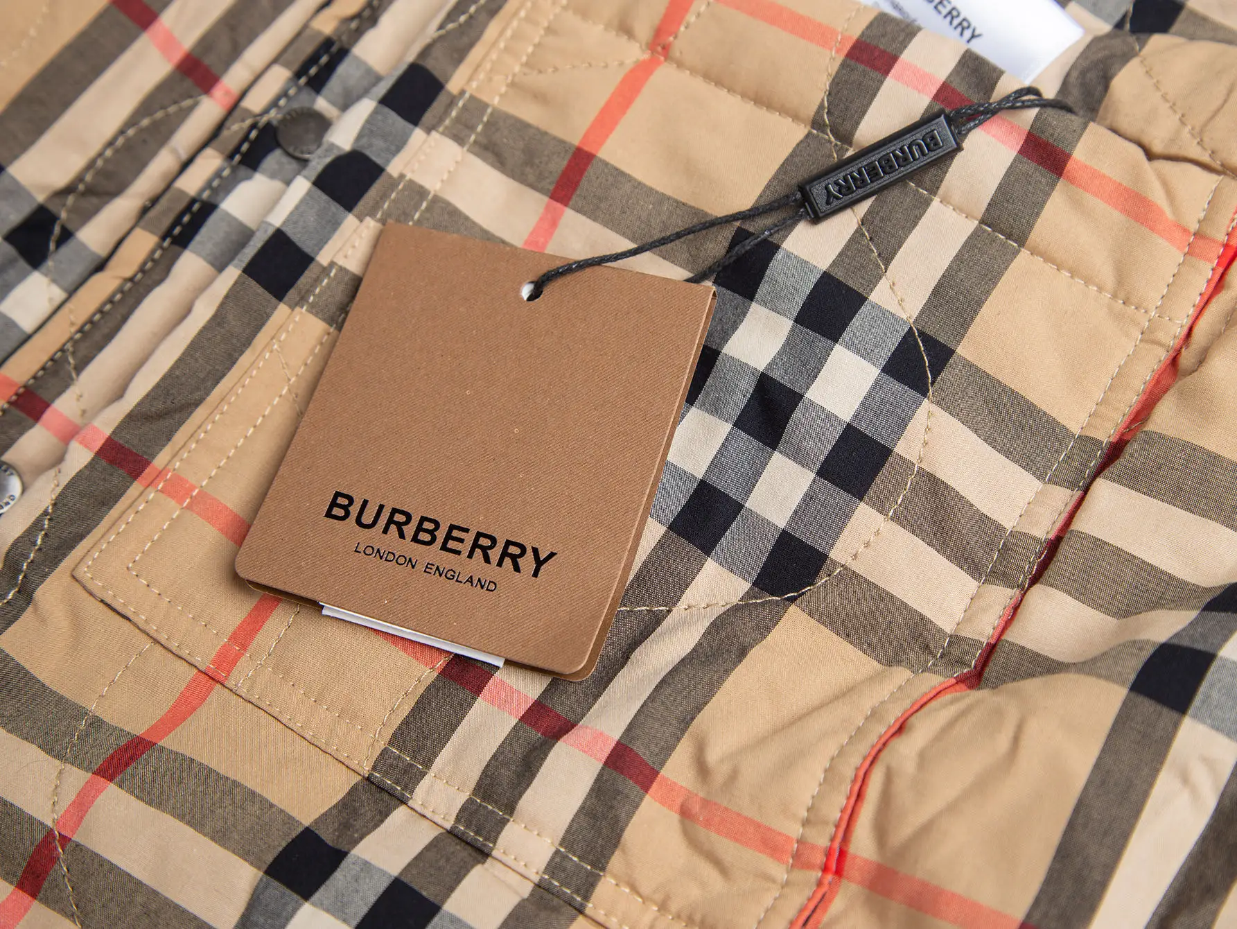 Reversible Quilted Check Lining Jacket D28516020 — view 10