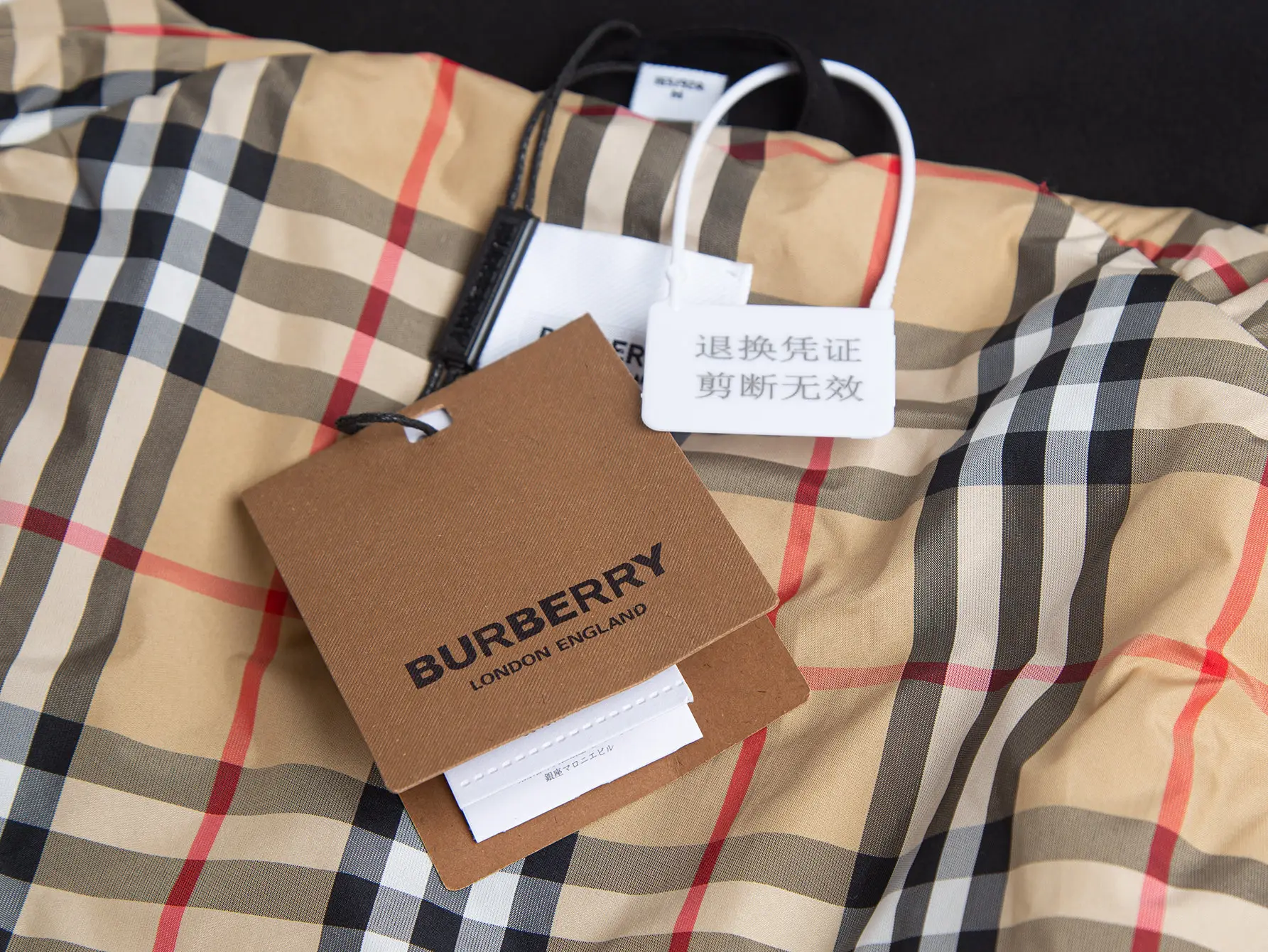 Reversible Quilted Check Lining Jacket D28516020 — view 13