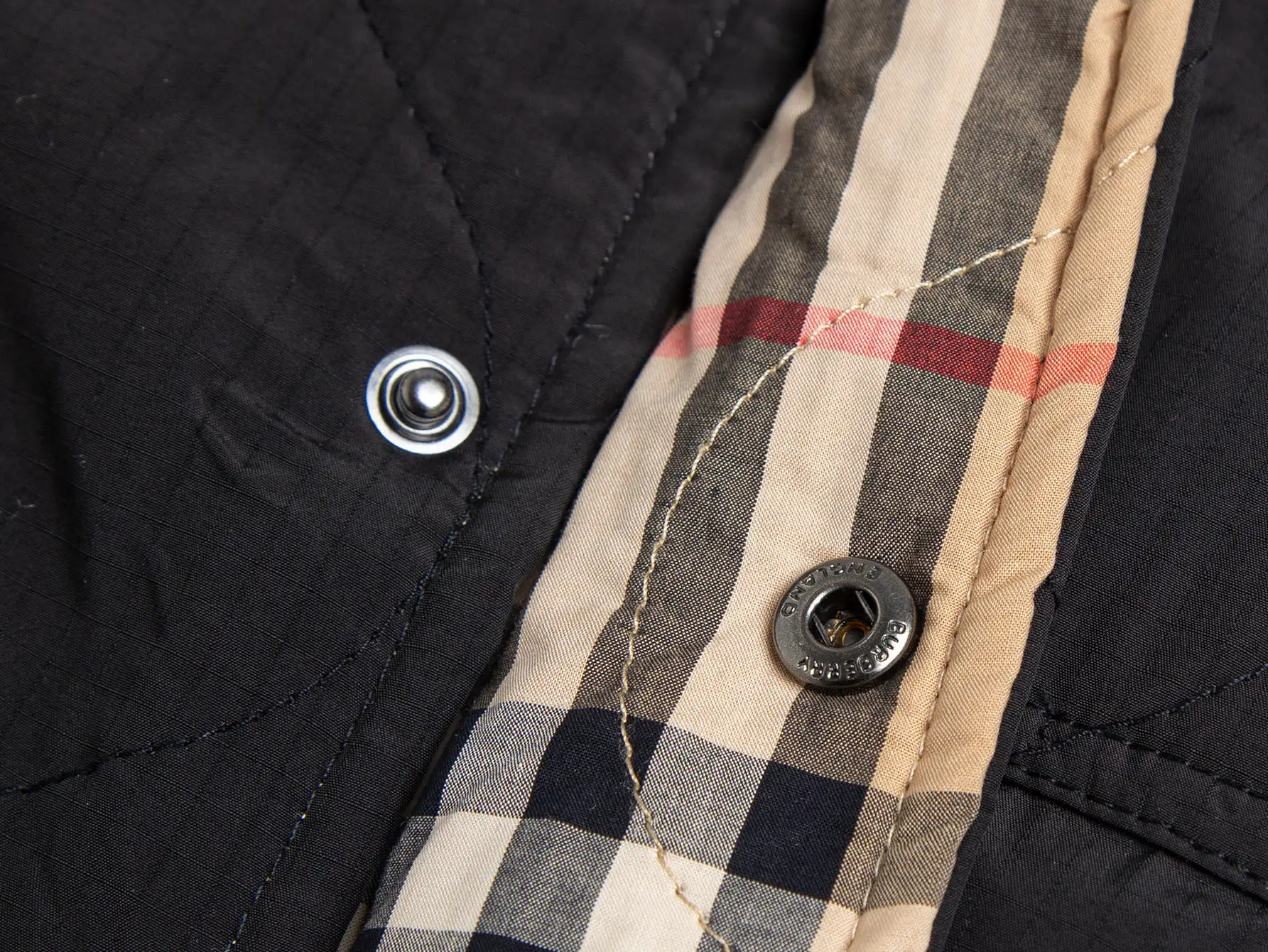 Reversible Quilted Check Lining Jacket D28516020 — view 20