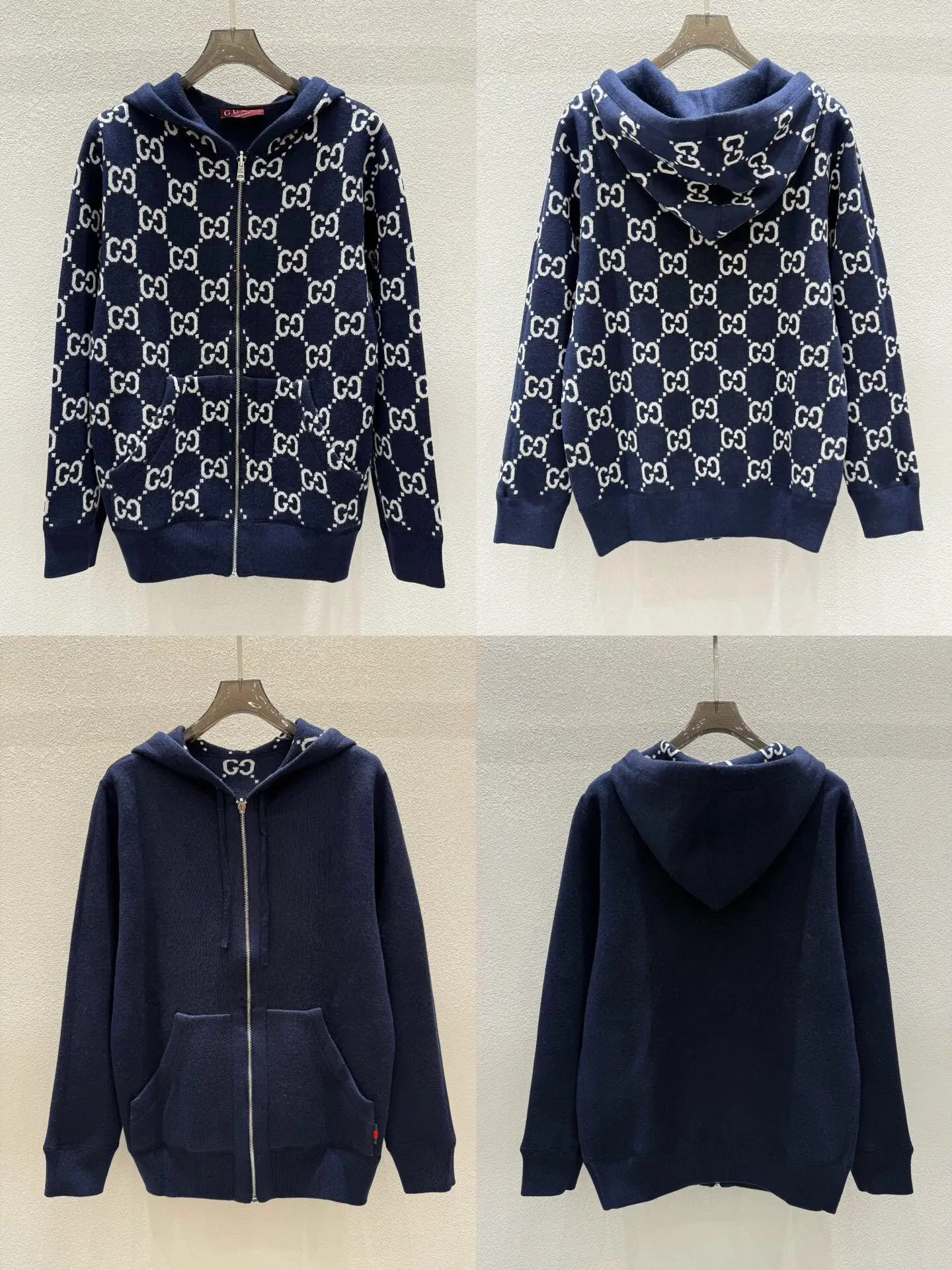 Reversible GG Jacquard Cashmere-Blend Hoodie D28515999