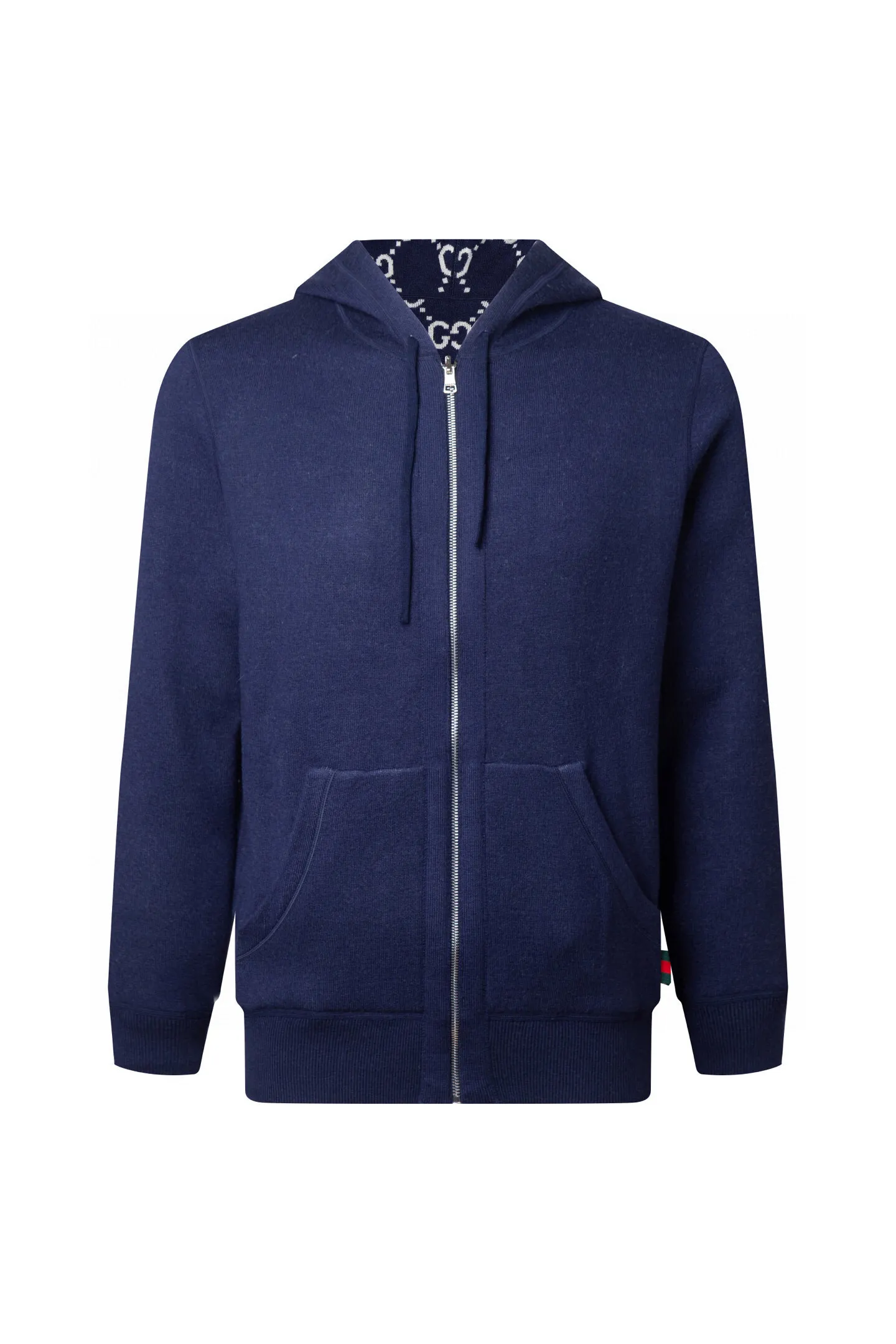 Reversible GG Jacquard Cashmere-Blend Hoodie D28515999 — view 2