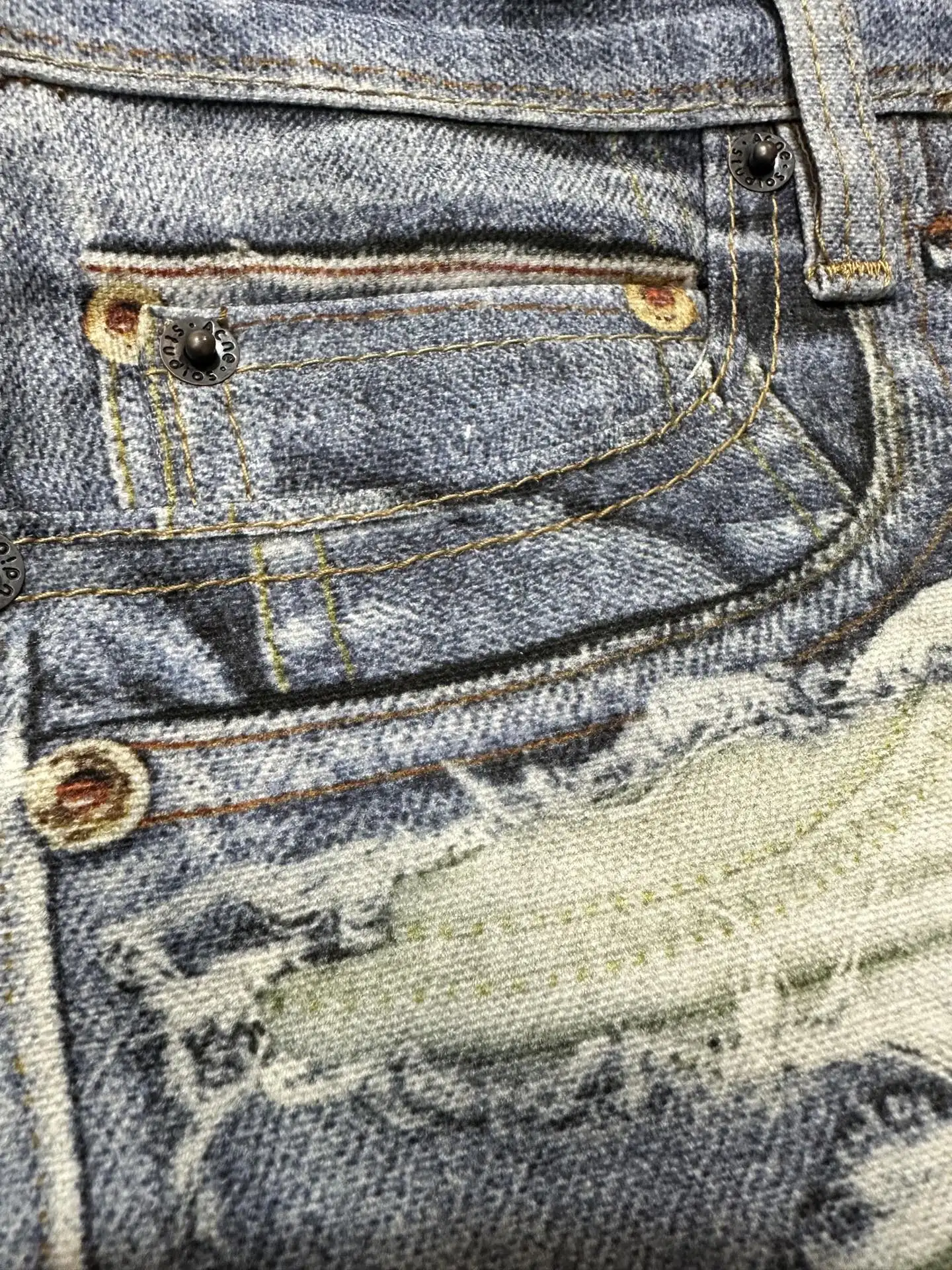 1981 Floral Print Distressed Straight-Leg Jeans D29011205 — view 5