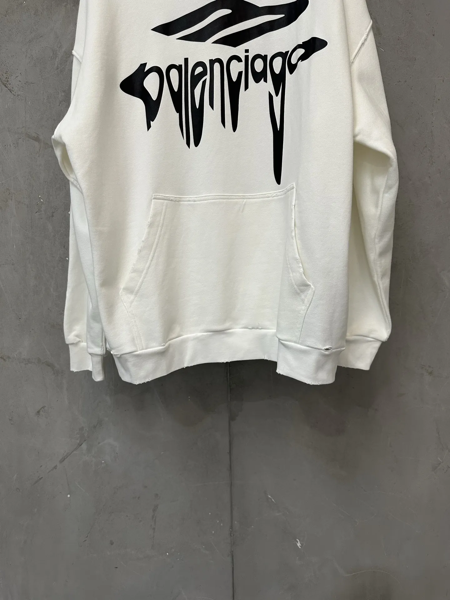 Logo Print Oversized Cotton Hoodie D29018882 — view 4