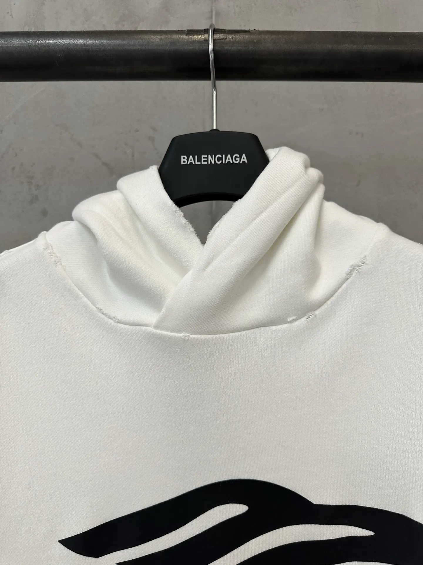 Logo Print Oversized Cotton Hoodie D29018882 — view 5