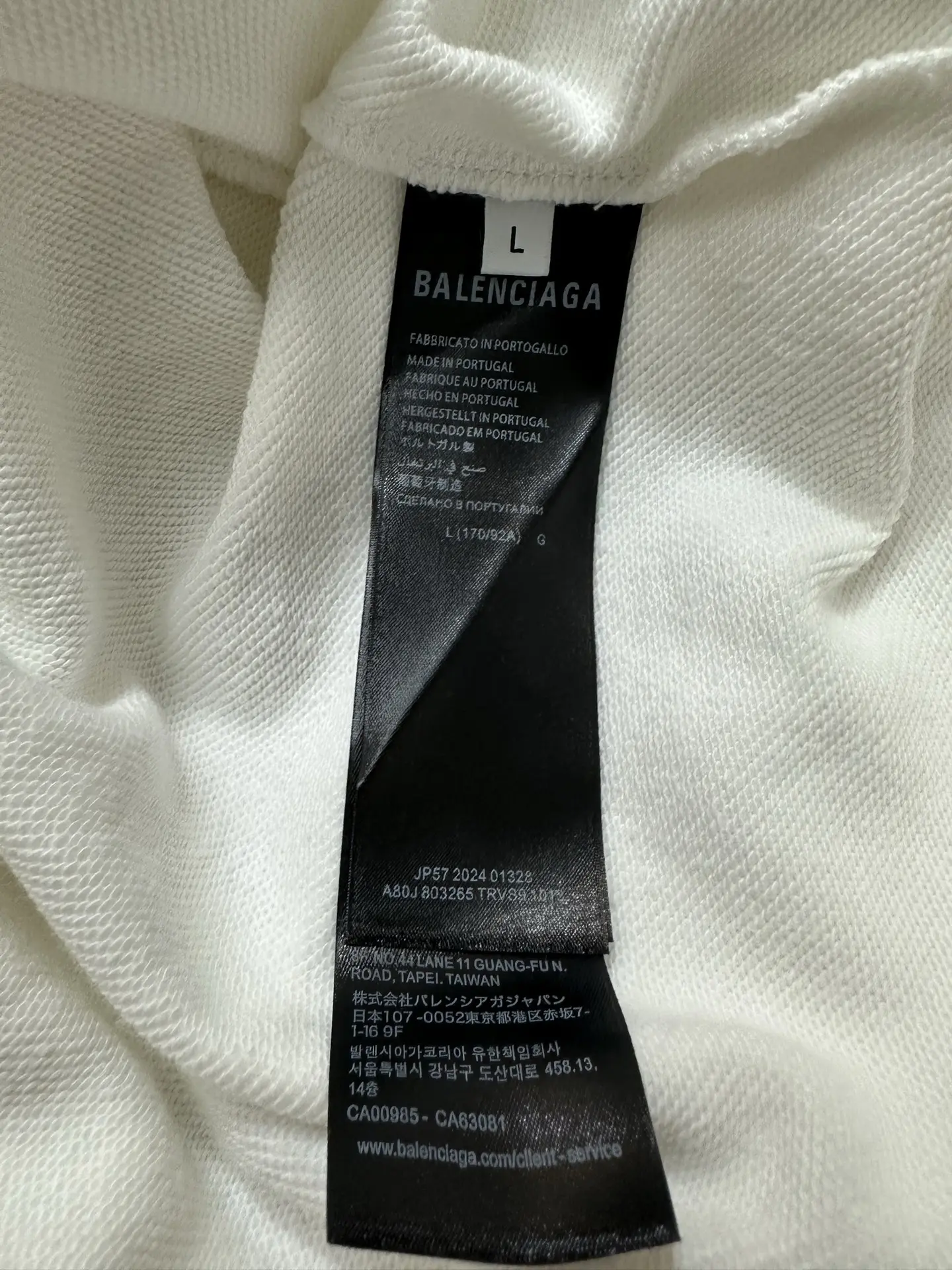 Logo Print Oversized Cotton Hoodie D29018882 — view 13