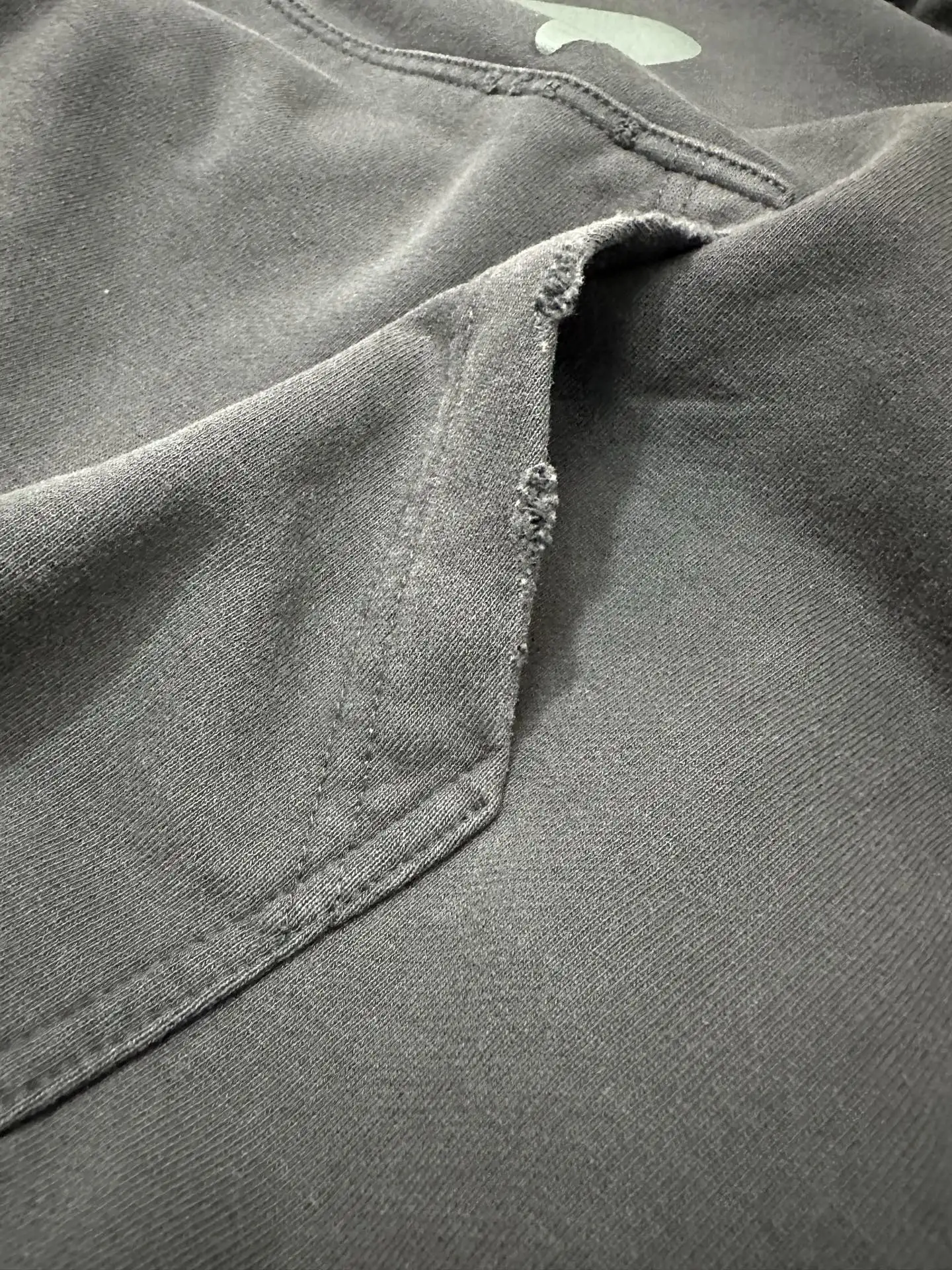 Logo Print Distressed Cotton-Jersey Hoodie D29018881 — view 9