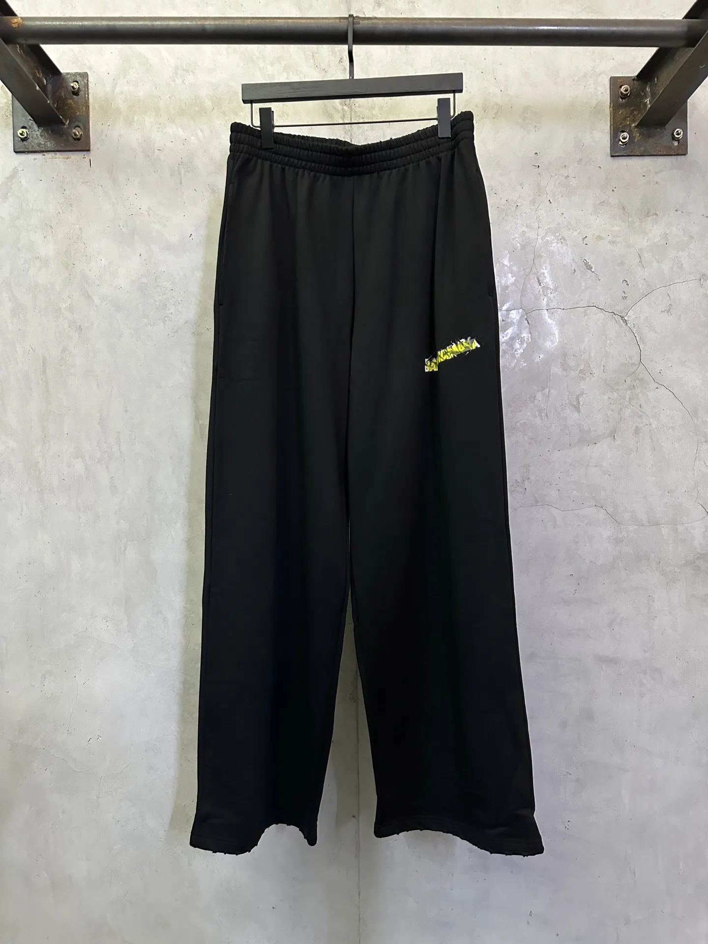 Tape Logo Wide-Leg Cotton Sweatpants D29012384