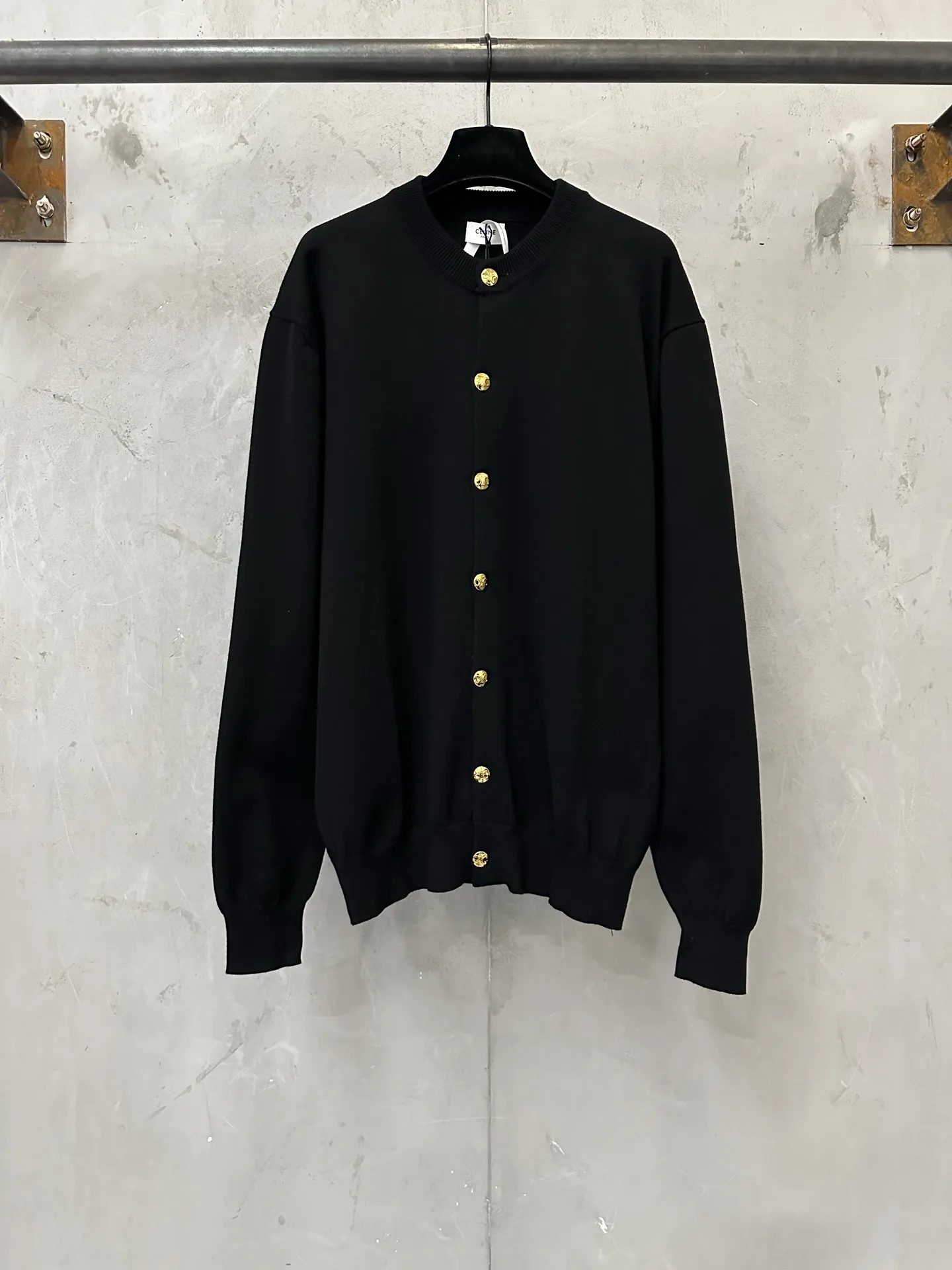 Logo-Embroidered Wool-Blend Knit Cardigan D29022277