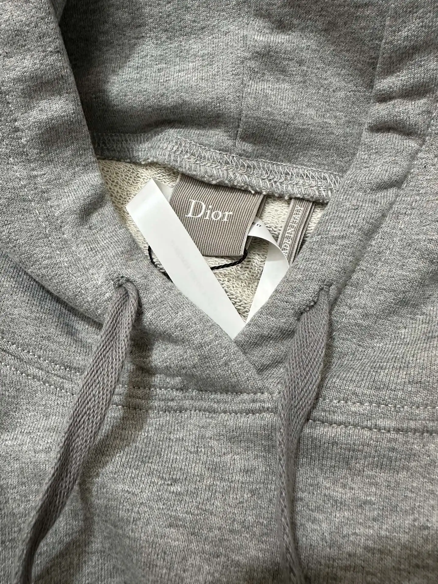 Embroidered Crest Logo Cotton Hoodie D29018906 — view 6