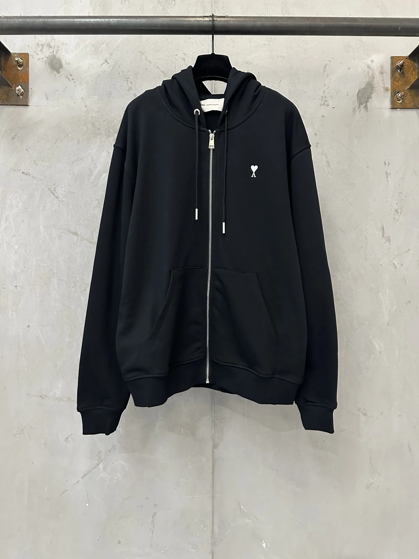 Ami de Coeur Embroidered Zip-Up Hoodie D29523734