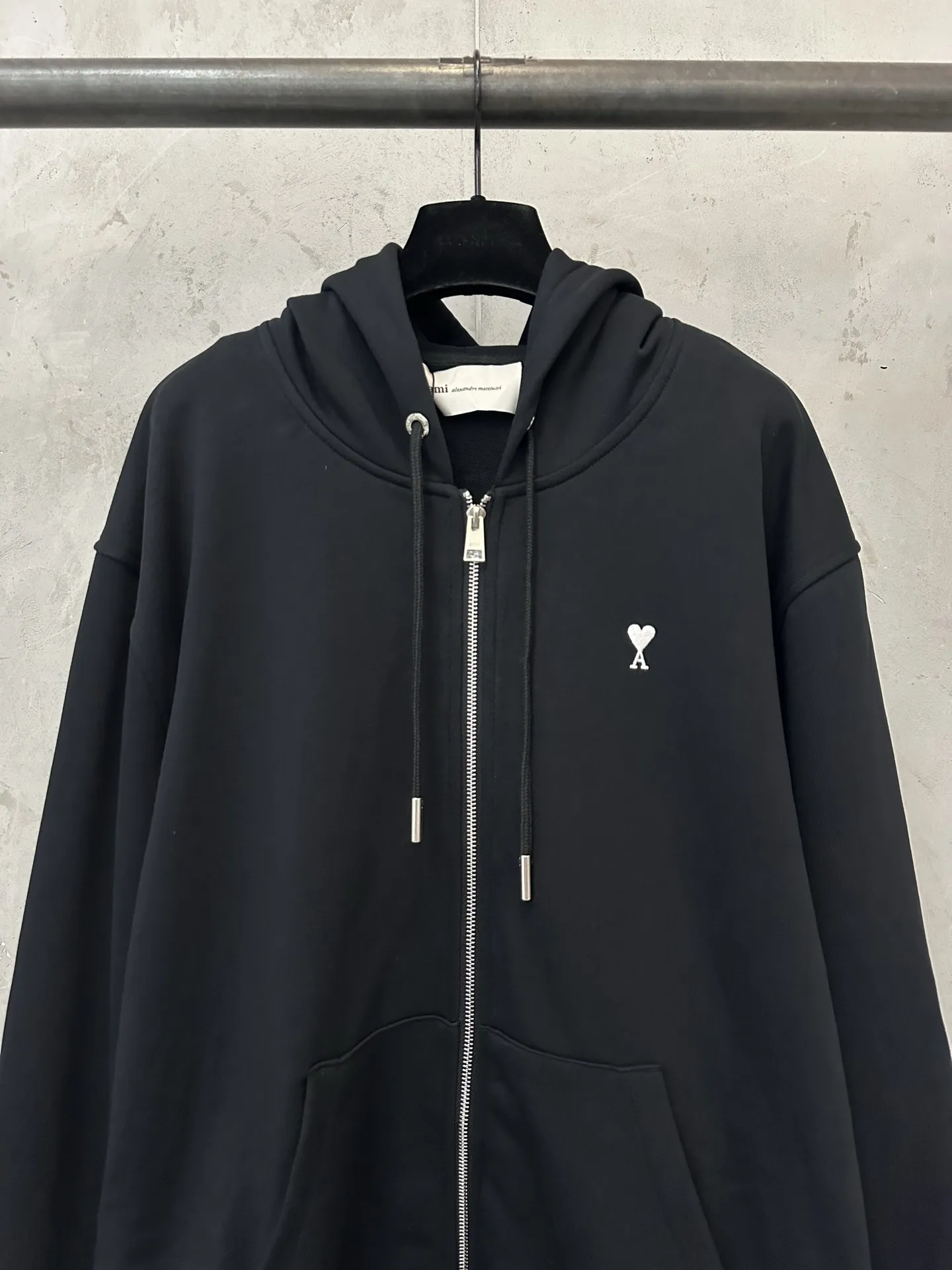 Ami de Coeur Embroidered Zip-Up Hoodie D29523734 — view 3