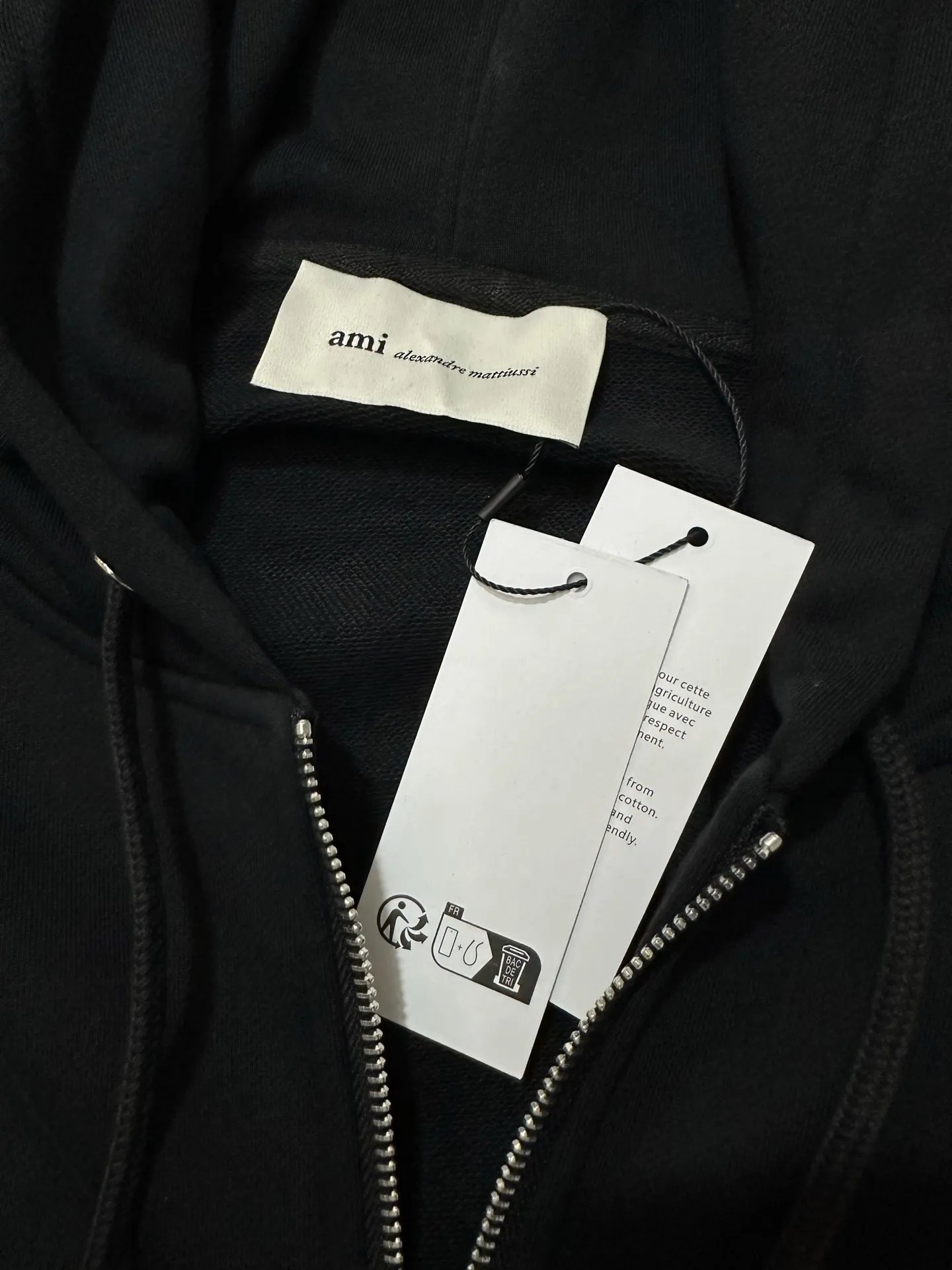 Ami de Coeur Embroidered Zip-Up Hoodie D29523734 — view 6
