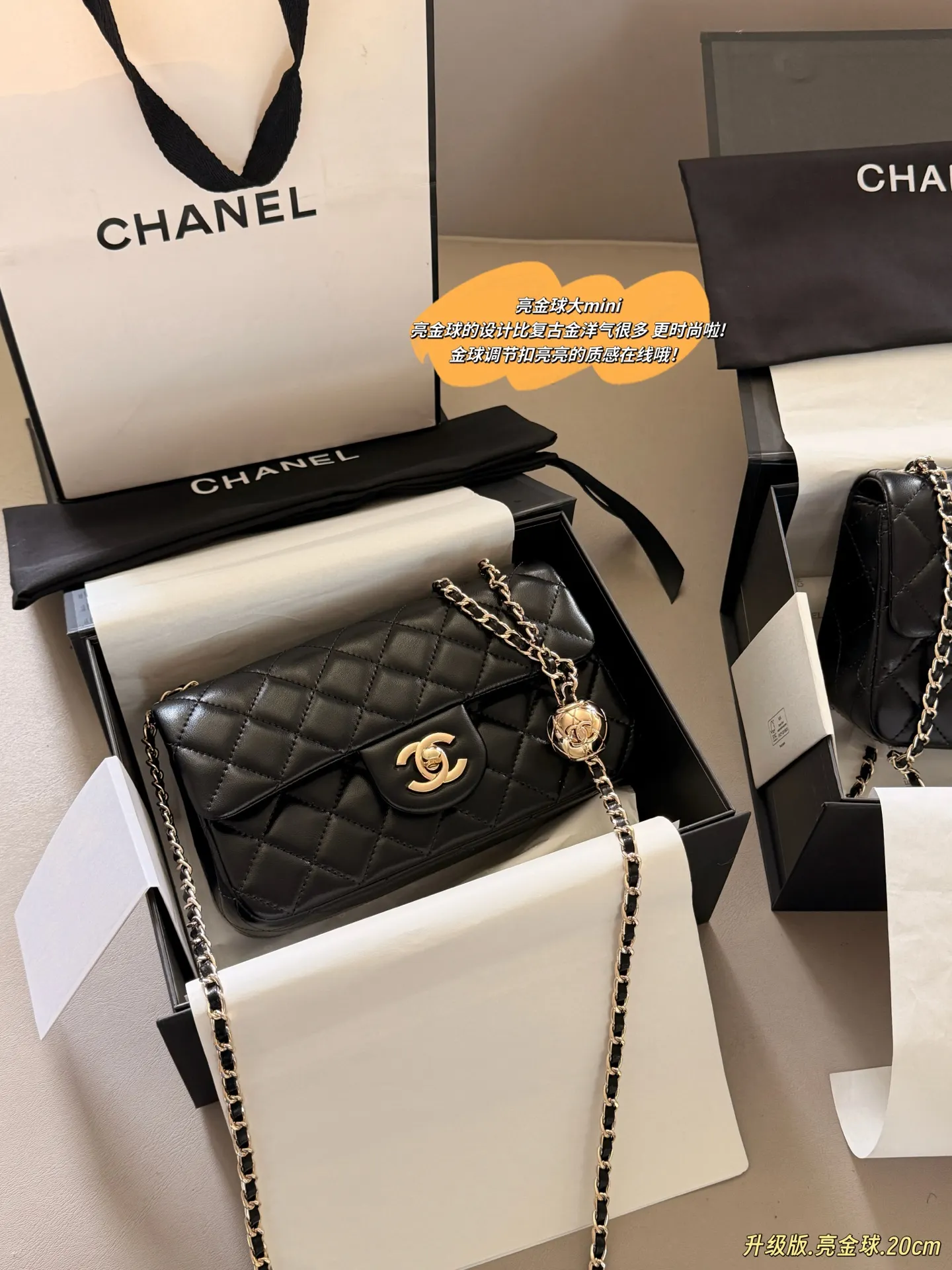 Chanel CF Quilted Leather Mini Bag D30018251